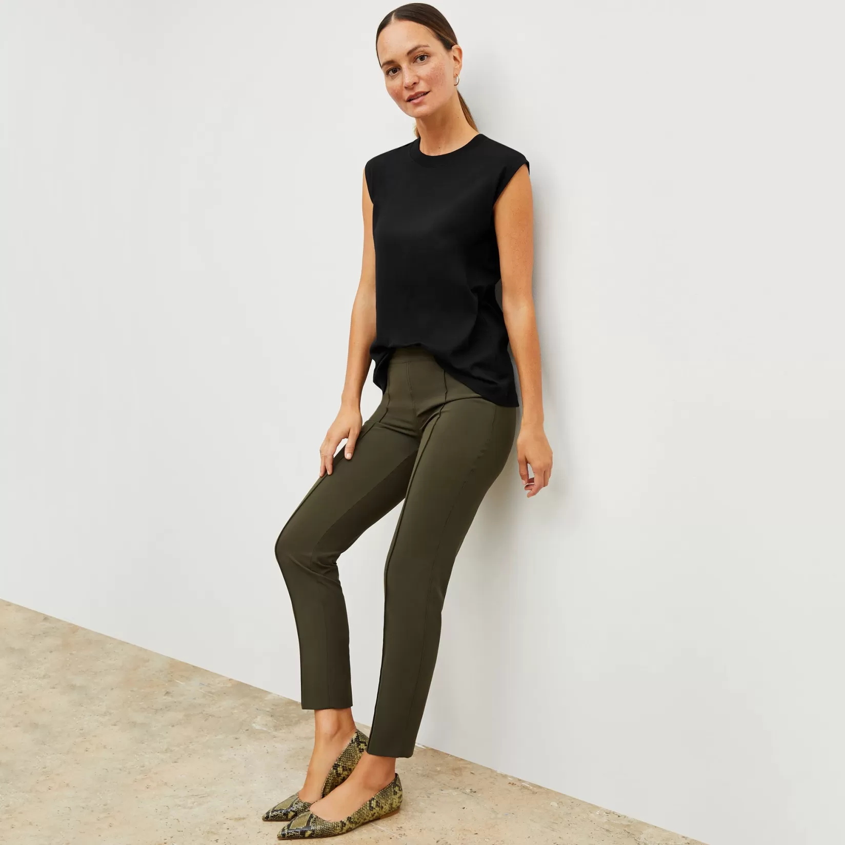 T-Shirts | M.M.LaFleur The Alina T-Shirt - Organic Pima Cotton Black