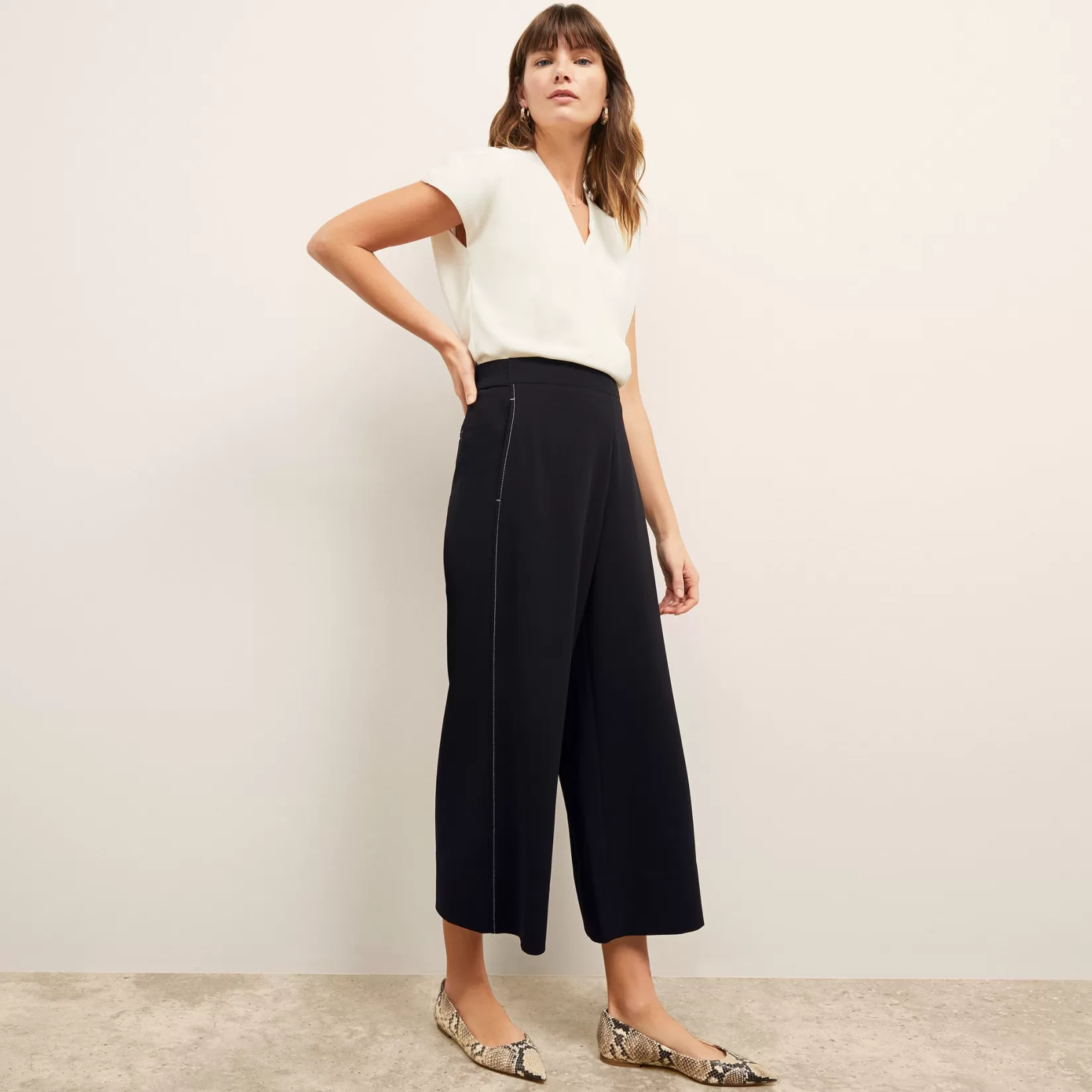 Tops | M.M.LaFleur The Antonia Top - Eco Soft Wave Alabaster
