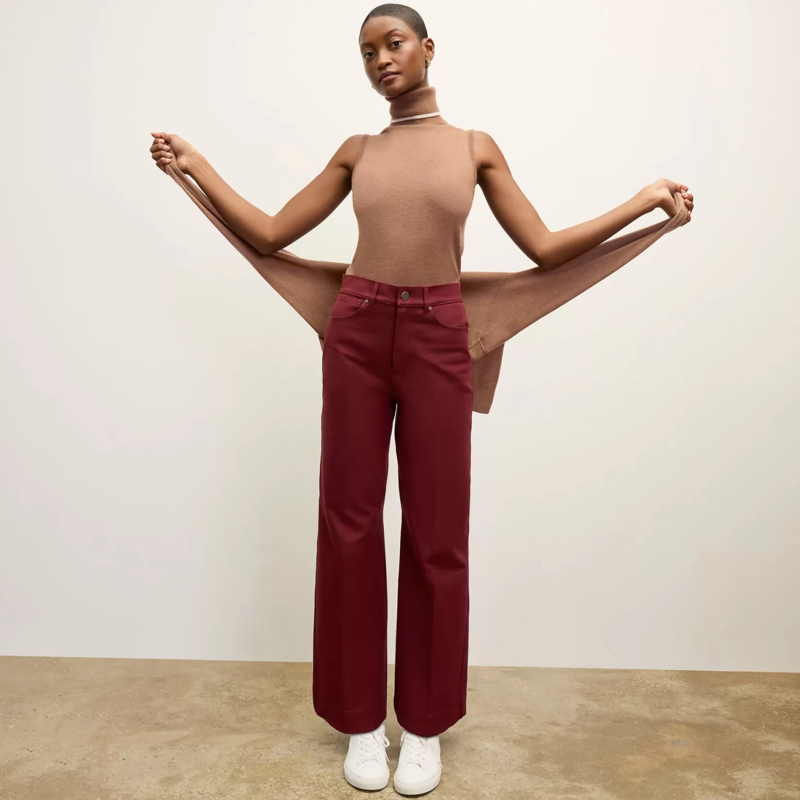 Tops | Sweaters | M.M.LaFleur The Bryce Turtleneck - Merino Camel/Ivory