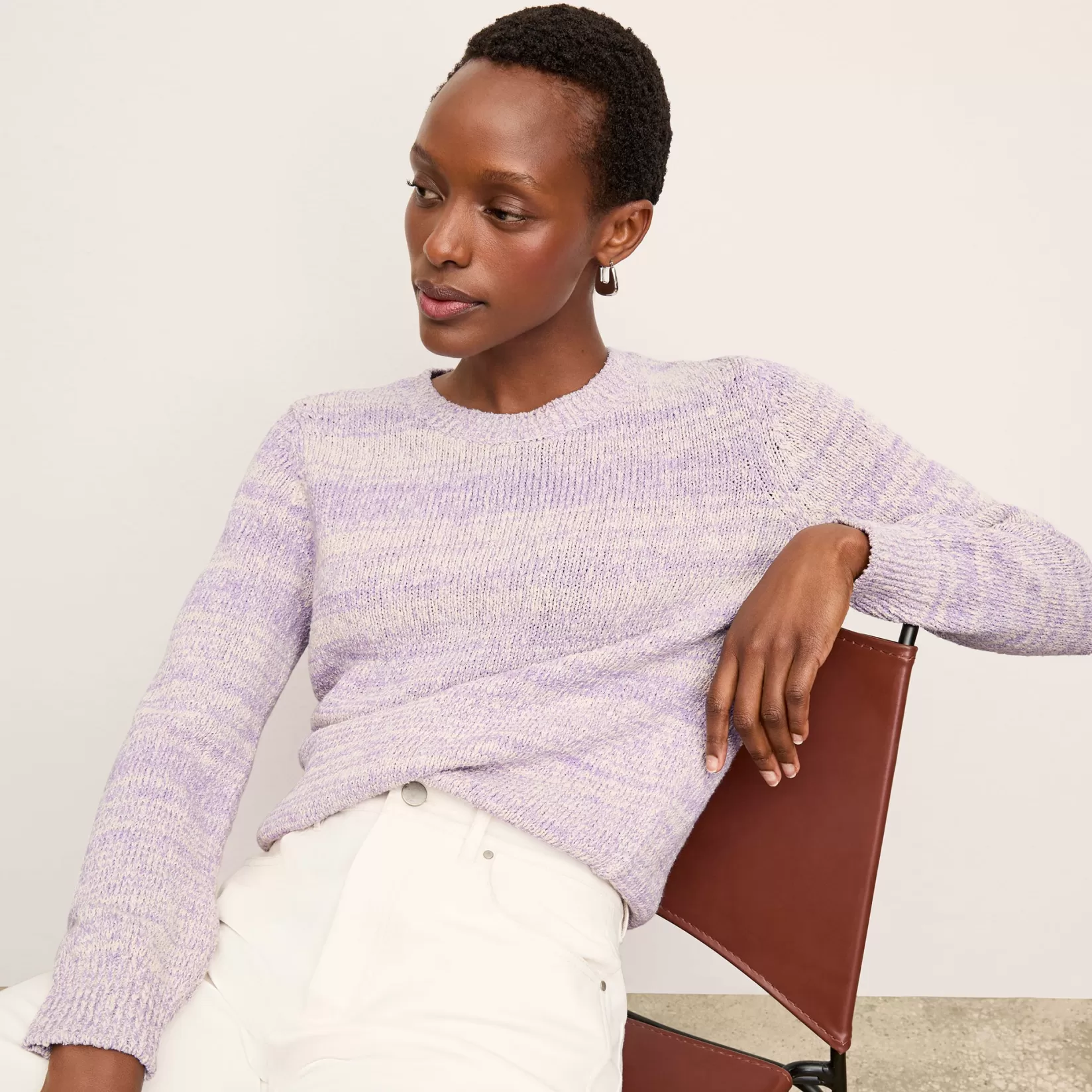 Tops | Sweaters | M.M.LaFleur The Butler Sweater - Knit Boucle DustyLavender