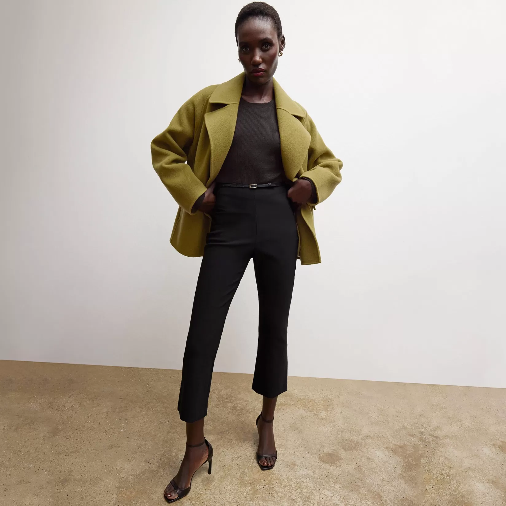 Jackets | M.M.LaFleur The Calista Coat - Double-Face Wool Pistachio