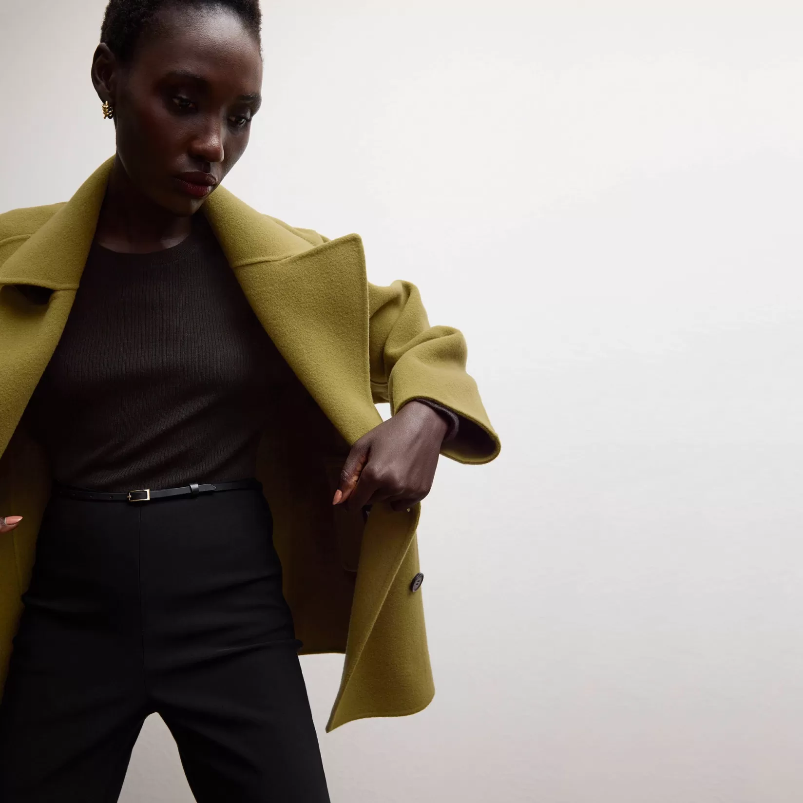 Jackets | M.M.LaFleur The Calista Coat - Double-Face Wool Pistachio