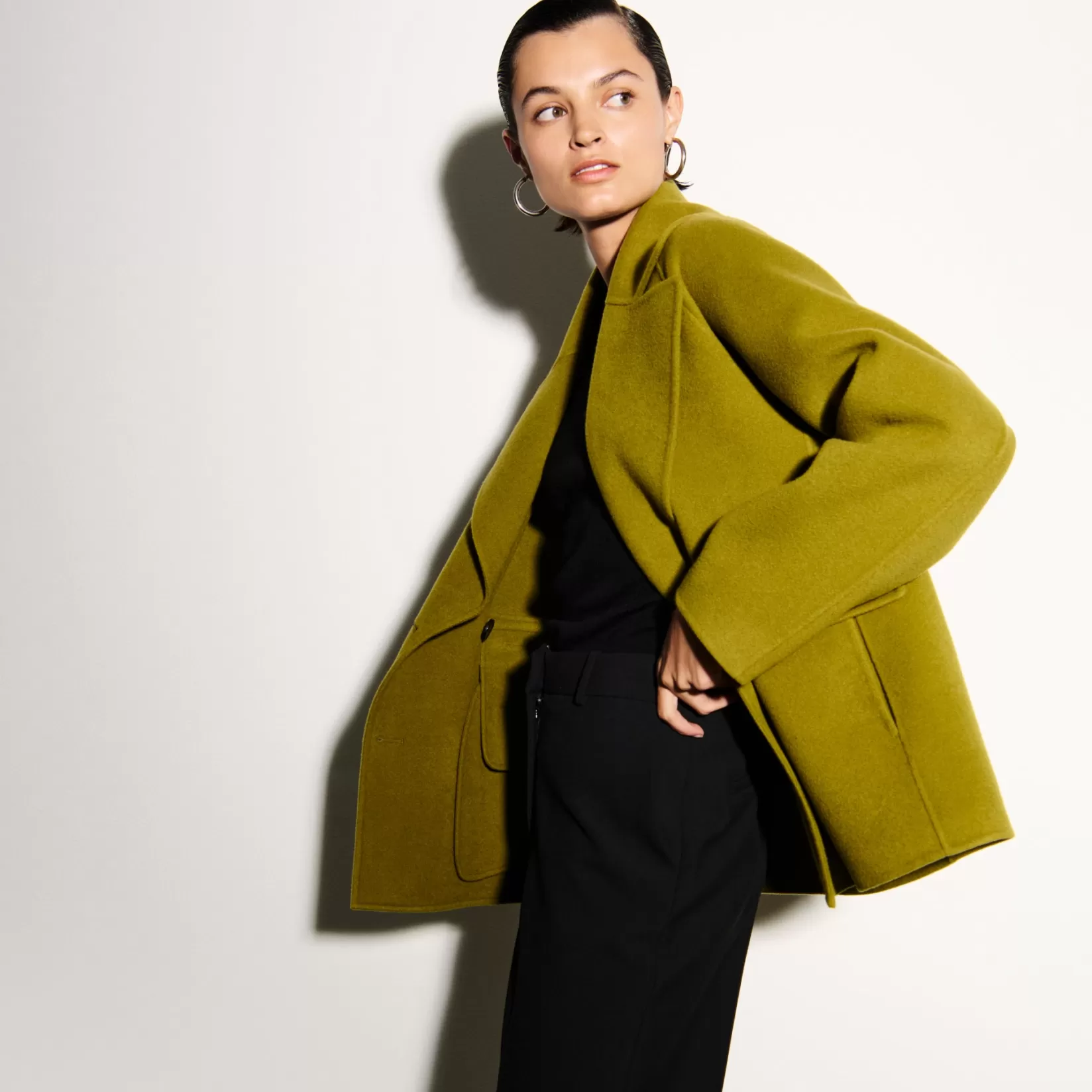 Jackets | M.M.LaFleur The Calista Coat - Double-Face Wool Pistachio