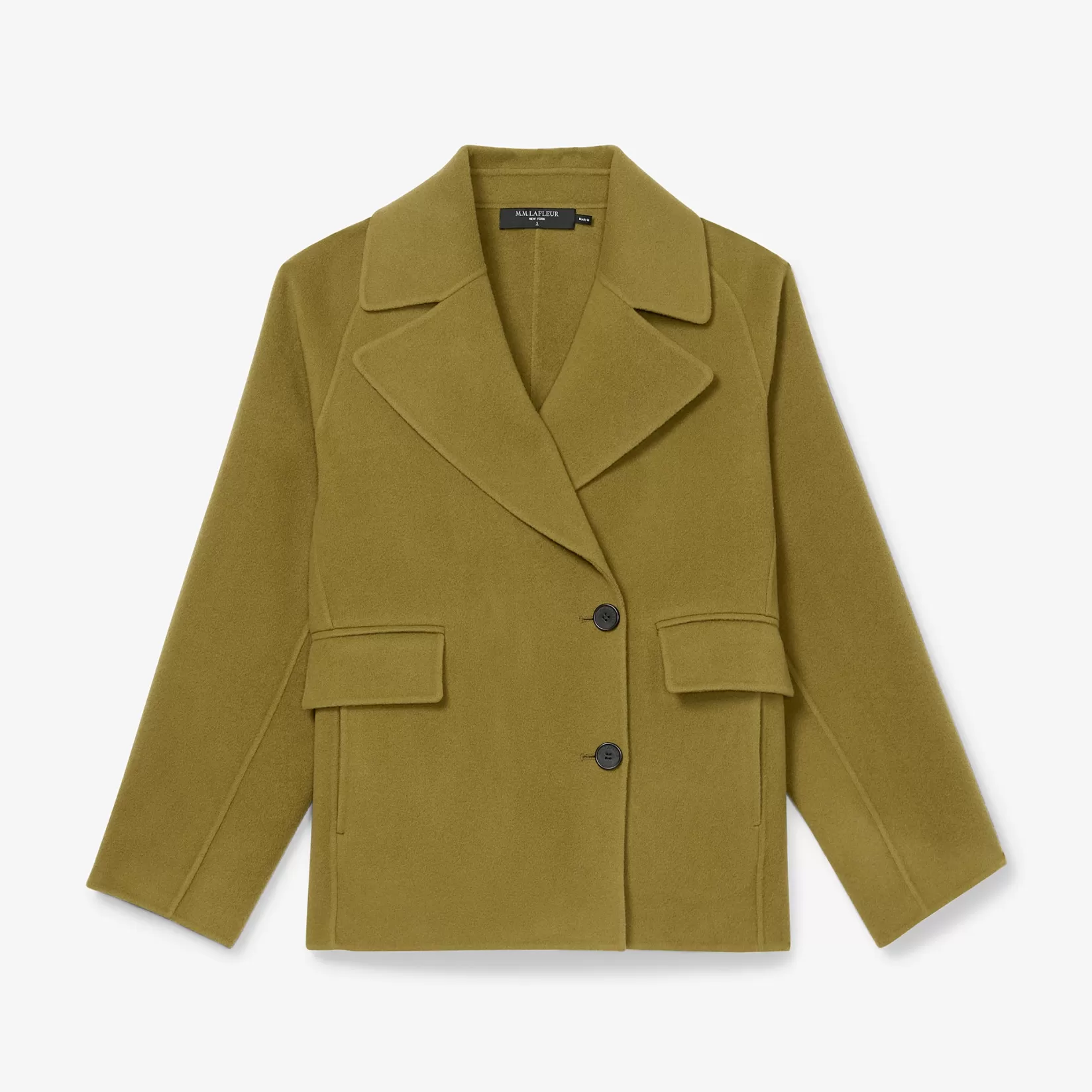 Jackets | M.M.LaFleur The Calista Coat - Double-Face Wool Pistachio