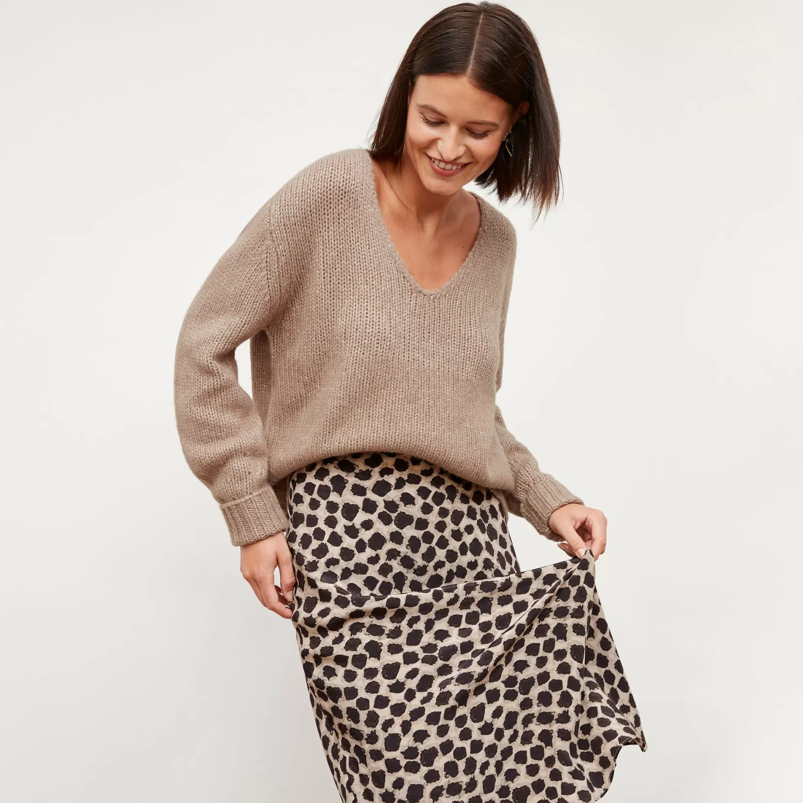 Sweaters | M.M.LaFleur The Cathy Sweater - Fine Alpaca DarkTaupe