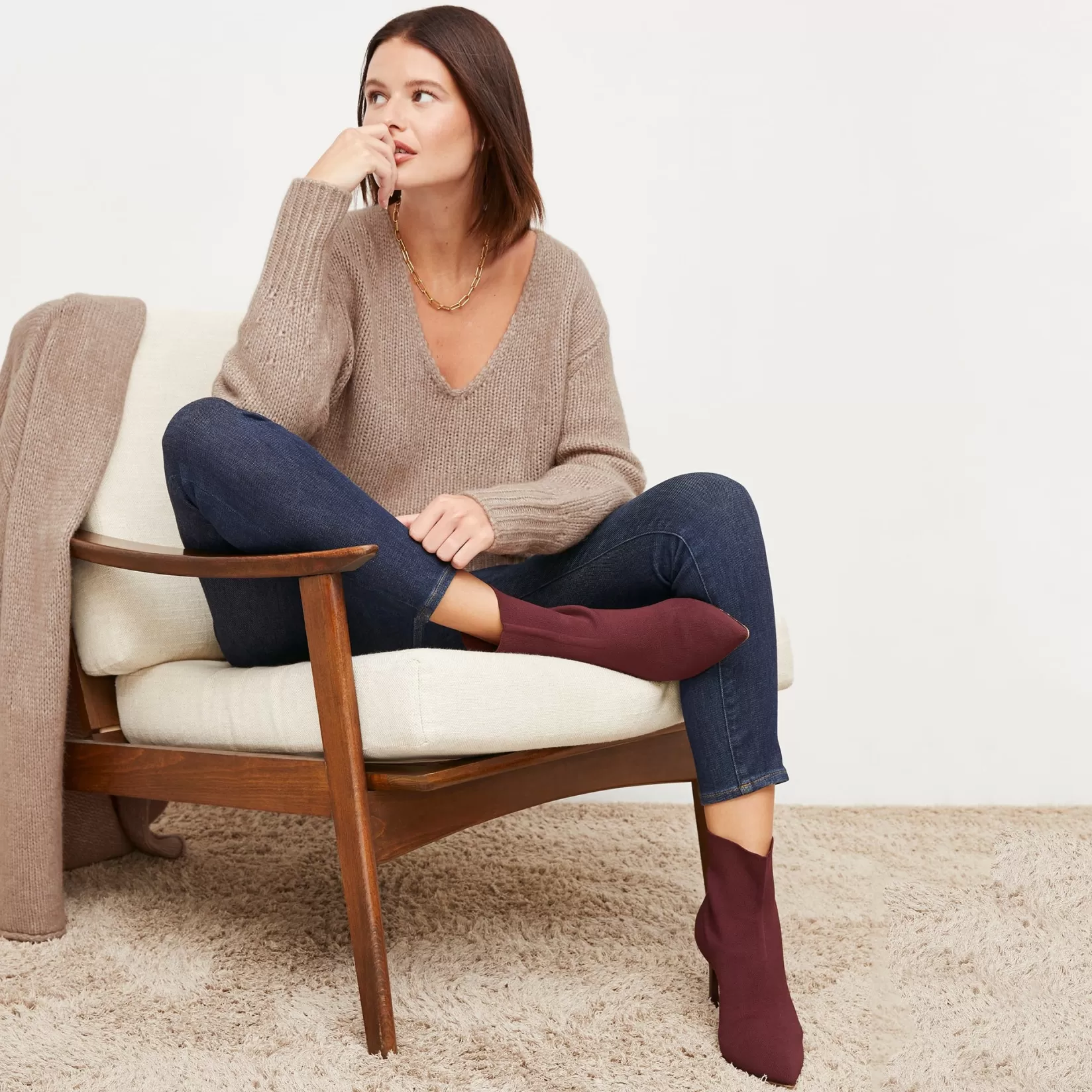Sweaters | M.M.LaFleur The Cathy Sweater - Fine Alpaca DarkTaupe