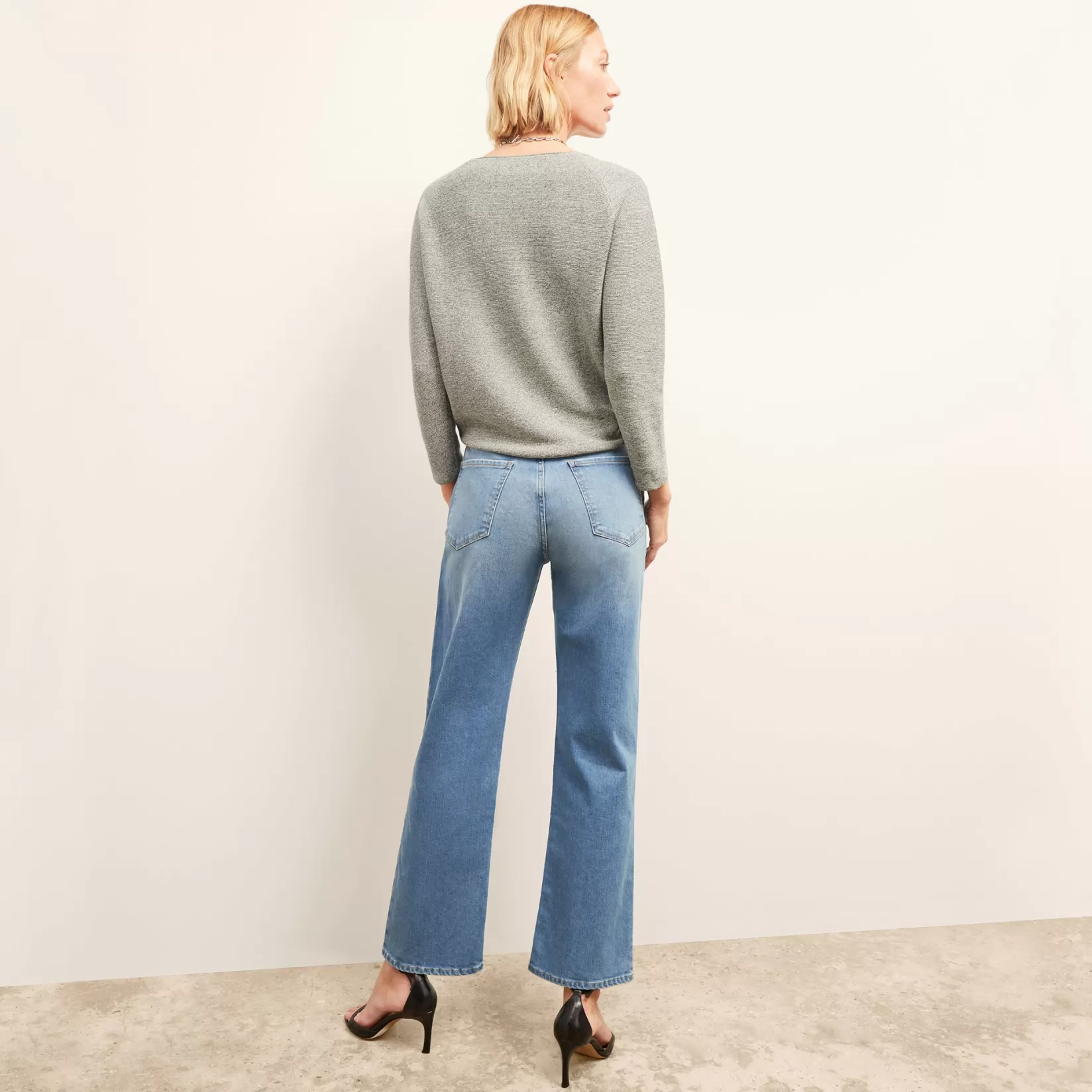 Sweaters | M.M.LaFleur The Chadwick Sweater - Flat Cotton Knit GrayMelange