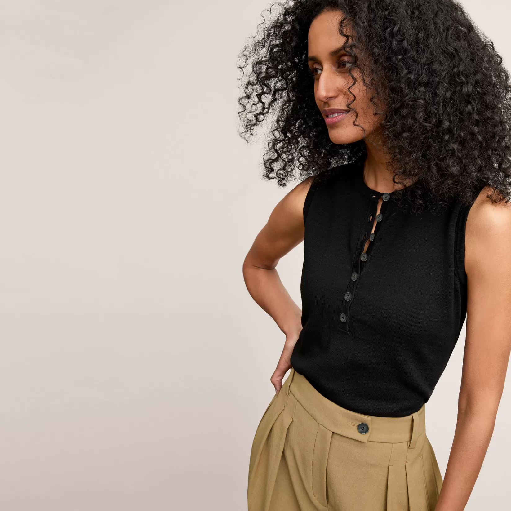Tops | M.M.LaFleur The Crimmins Top - Cotton Silk Knit Black