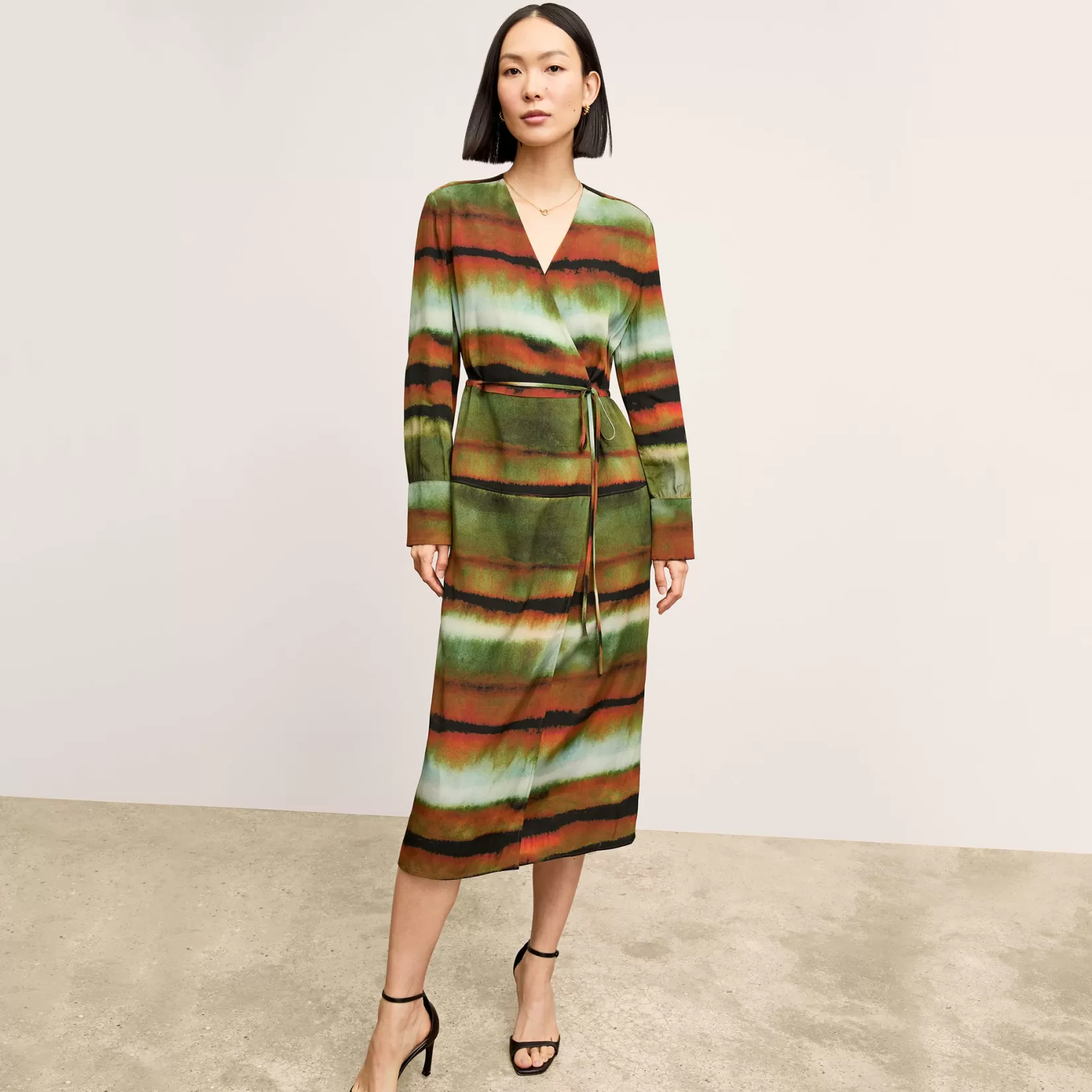 Dresses | M.M.LaFleur The Deana Dress - Printed Washable Silk FadedPrint