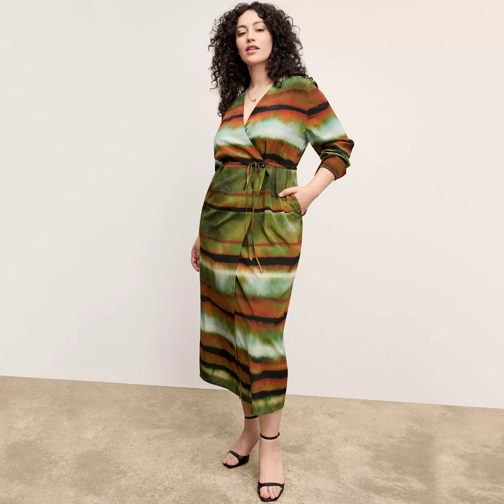 Dresses | M.M.LaFleur The Deana Dress - Printed Washable Silk FadedPrint