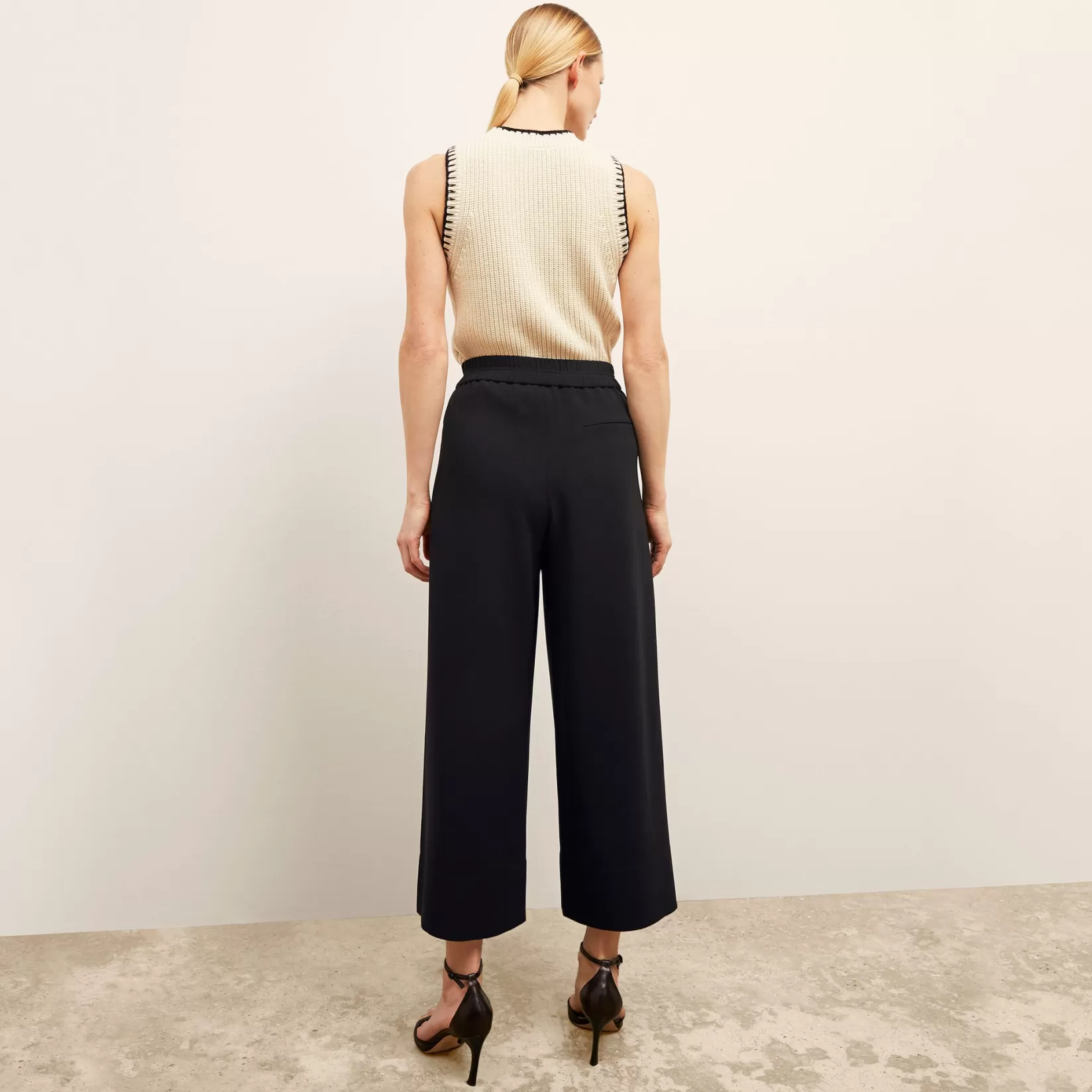 Suiting | M.M.LaFleur The Elena Travel Culotte - Everyday Crepe Black