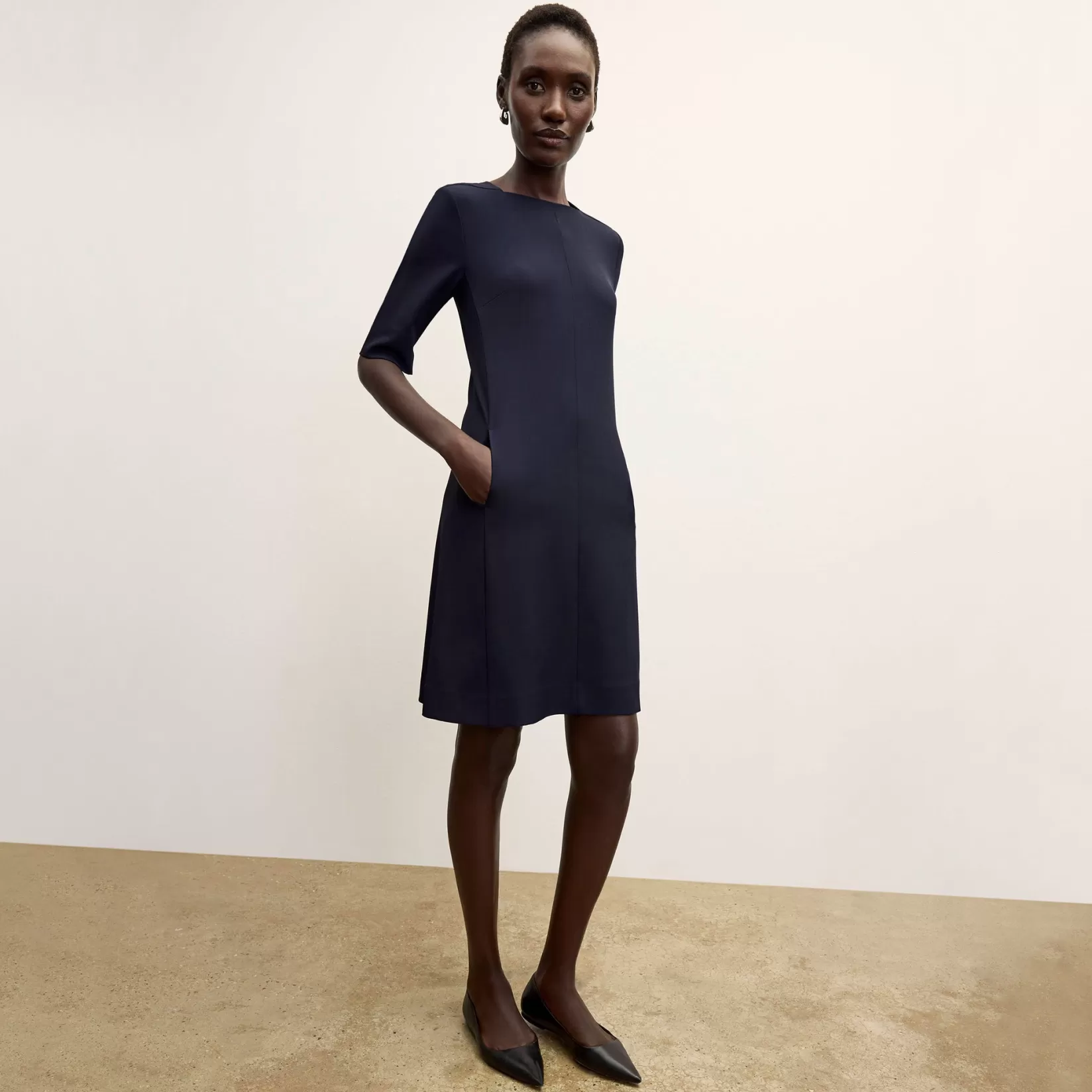 Dresses | M.M.LaFleur The Emily Dress - Recycled WonderTex Midnight