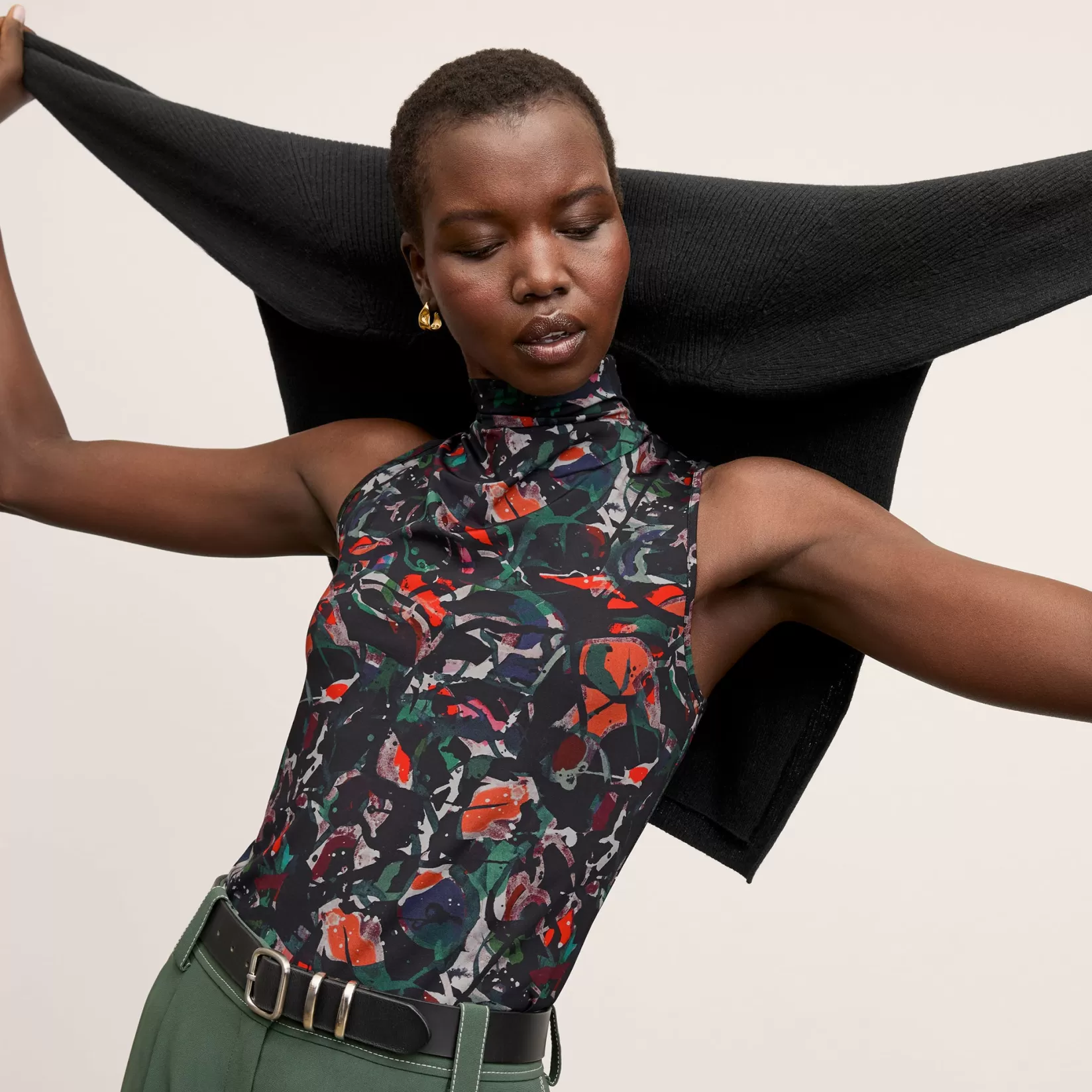 T-Shirts | Sweaters | M.M.LaFleur The Everly Belt - Leather Black