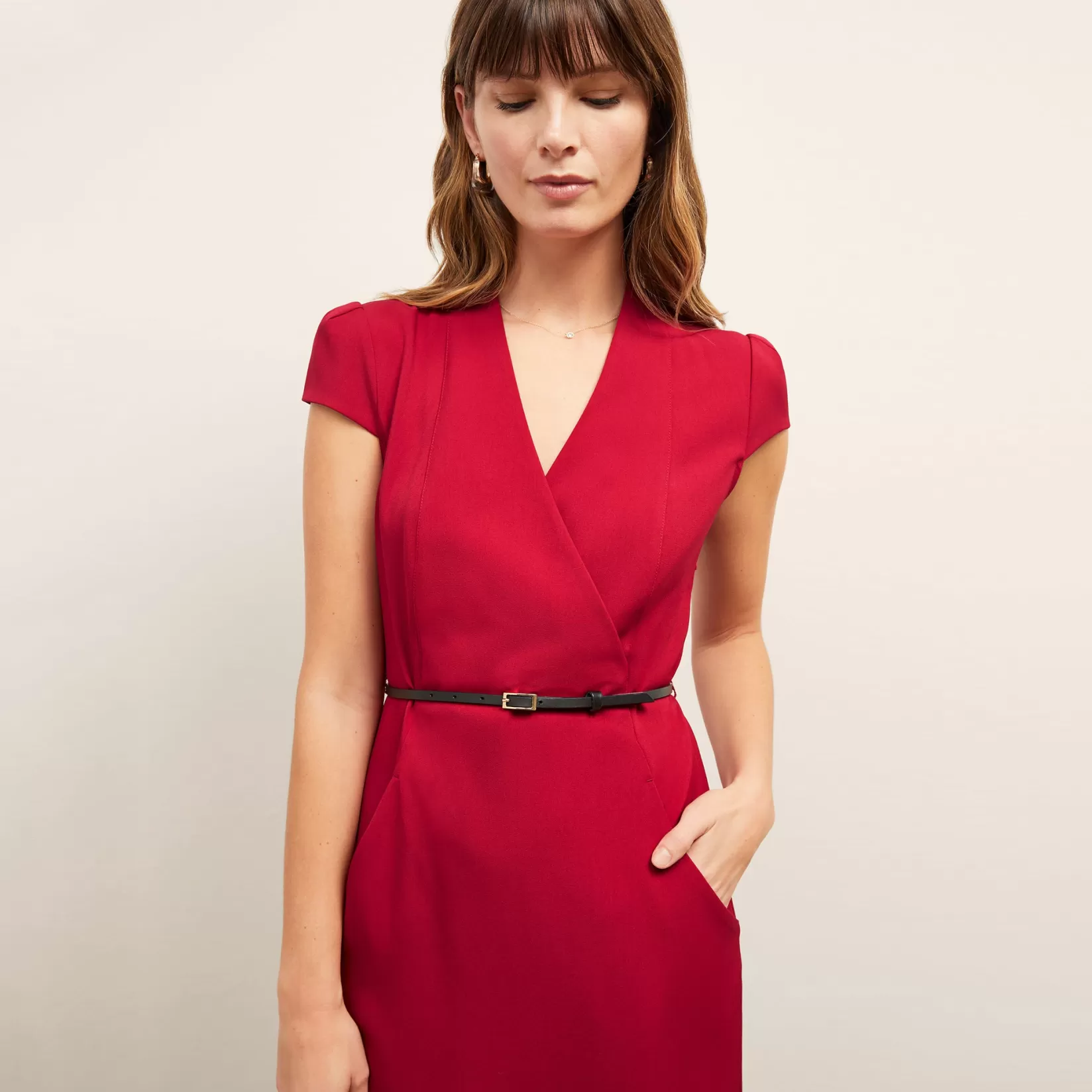 Dresses | M.M.LaFleur The Felisa Dress - Recycled Wondertex Rhubarb