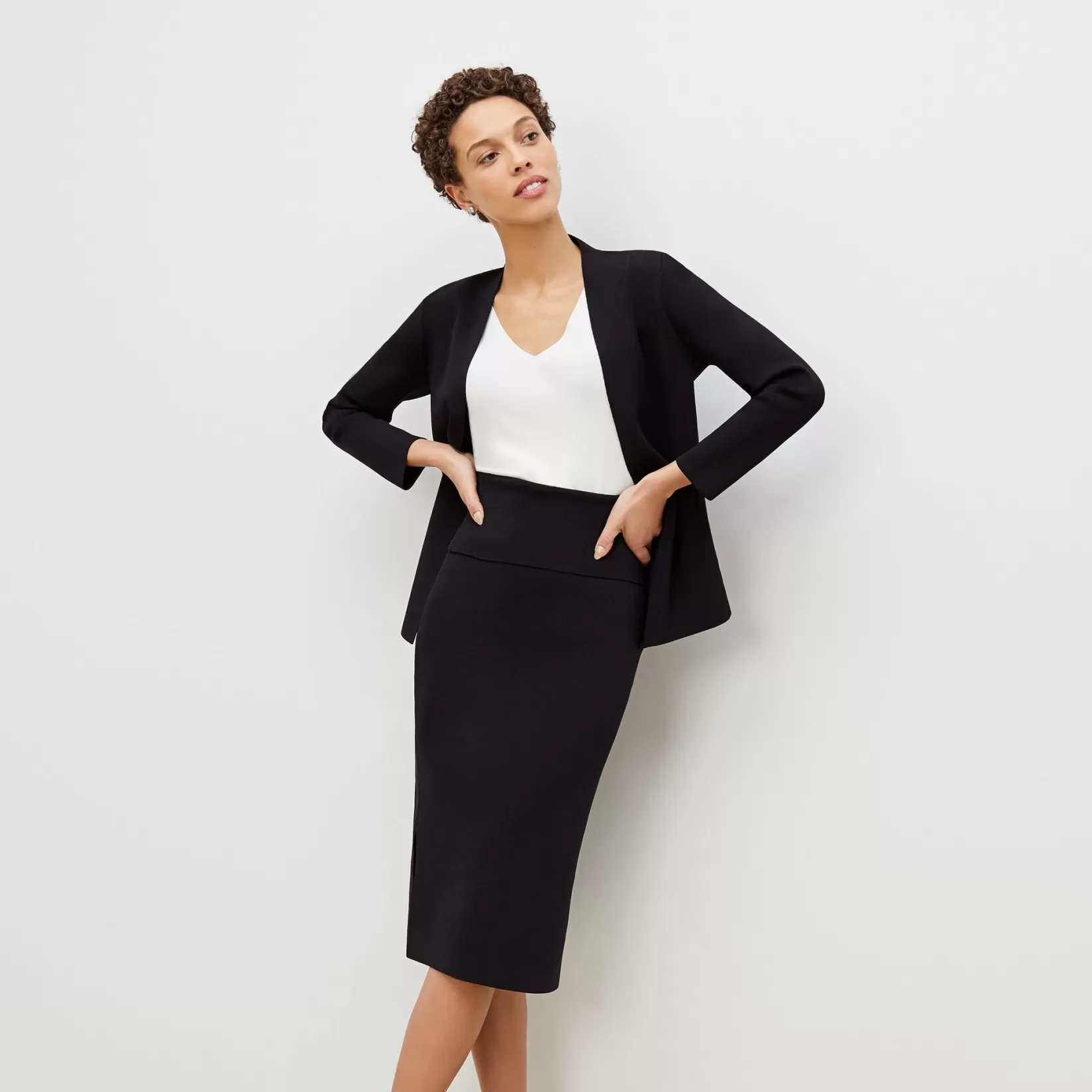 Skirts | M.M.LaFleur The Harlem Skirt - Jardigan Knit Black