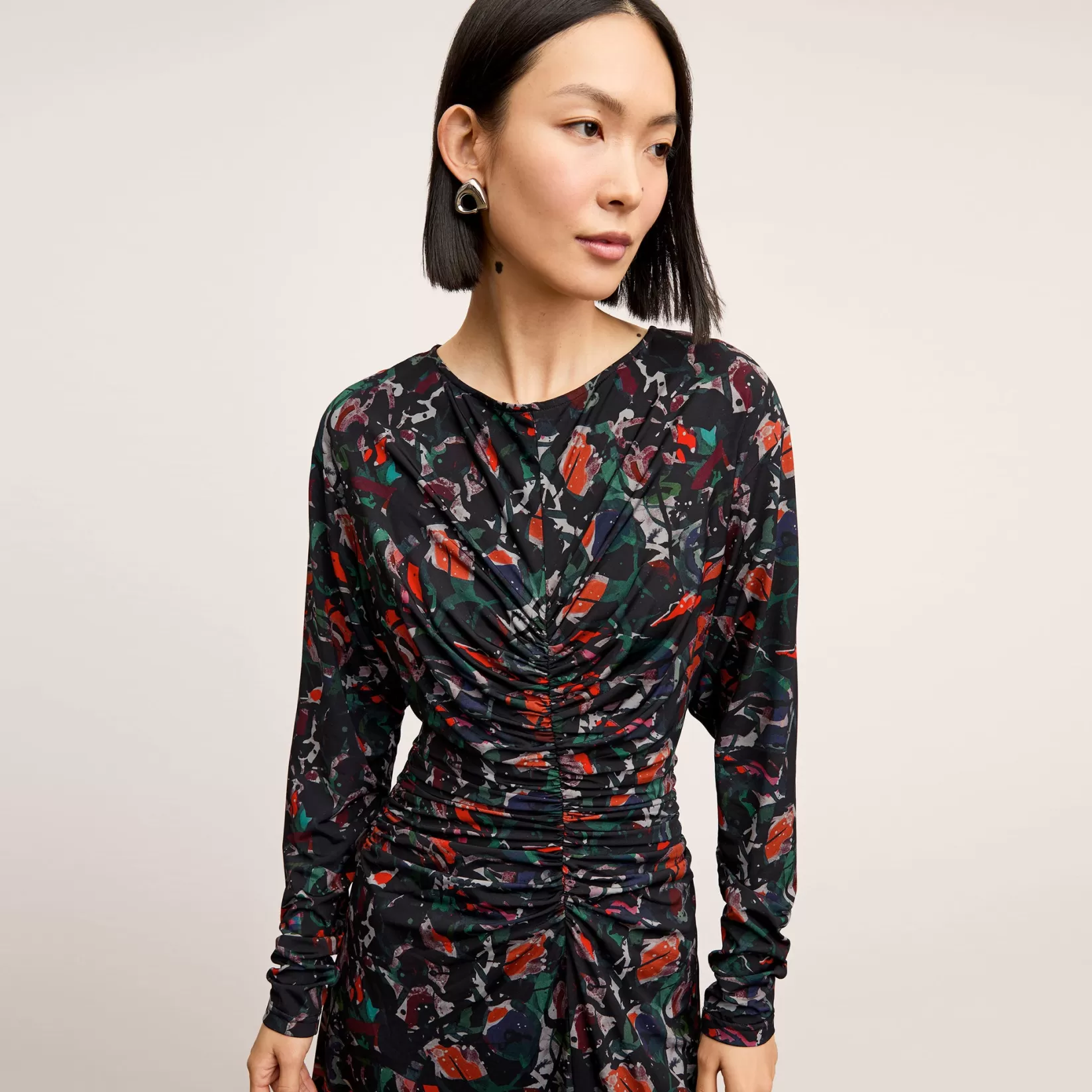 Dresses | M.M.LaFleur The Johnna Dress - Printed Jersey SplatterPop