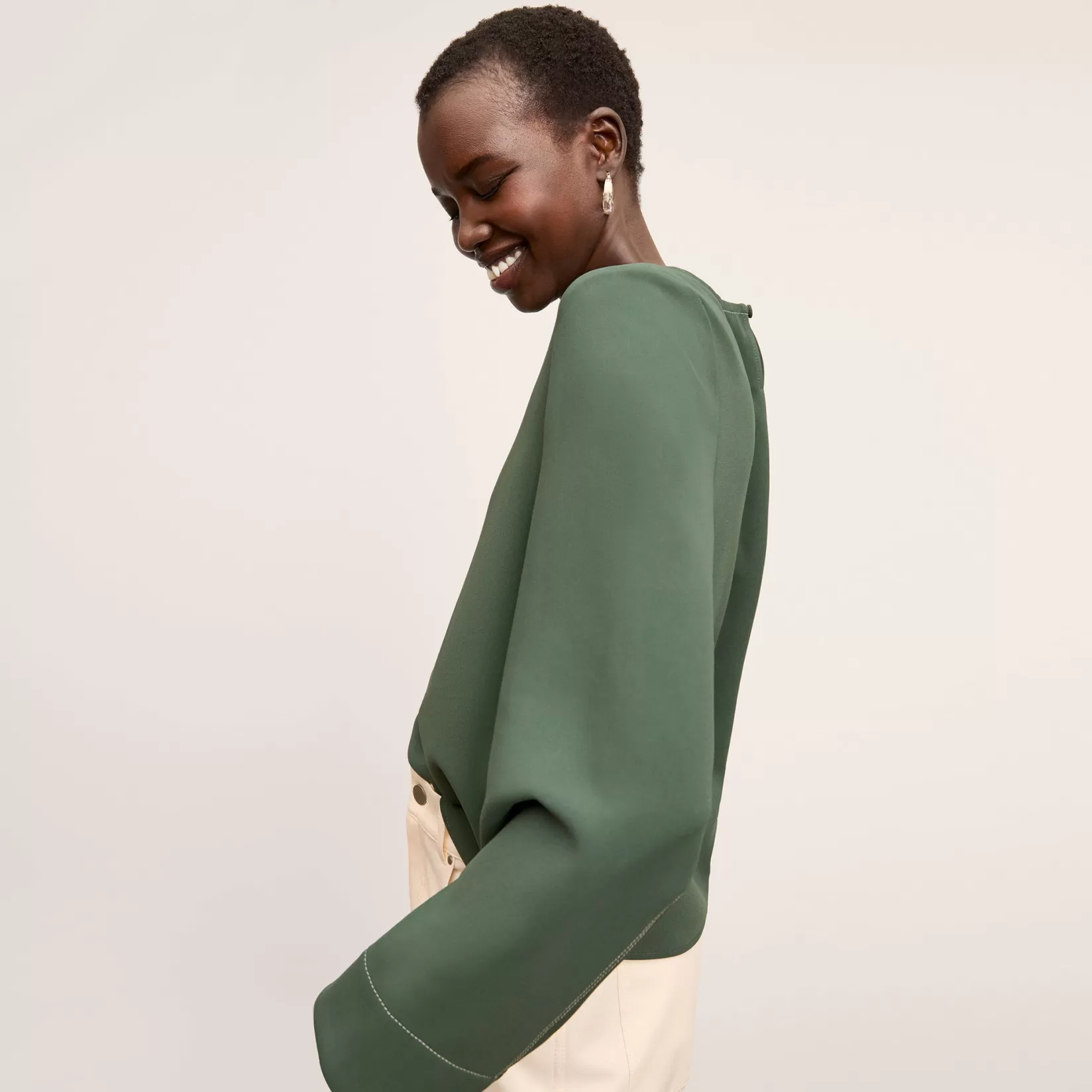 Tops | M.M.LaFleur The Jules Top - Everyday Crepe DustyPine