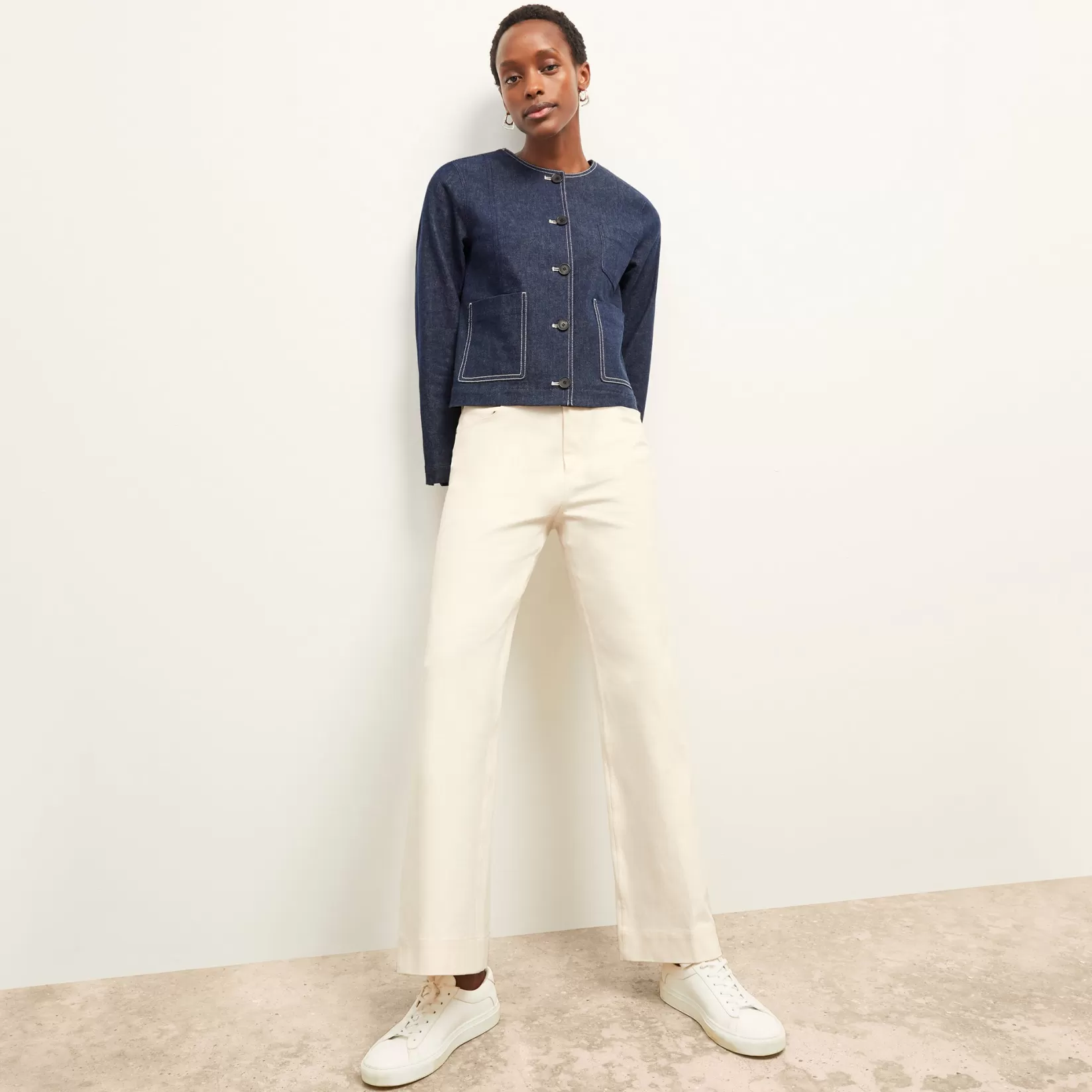 Jackets | M.M.LaFleur The Kane Jacket - Stretch Denim Suiting DarkWash
