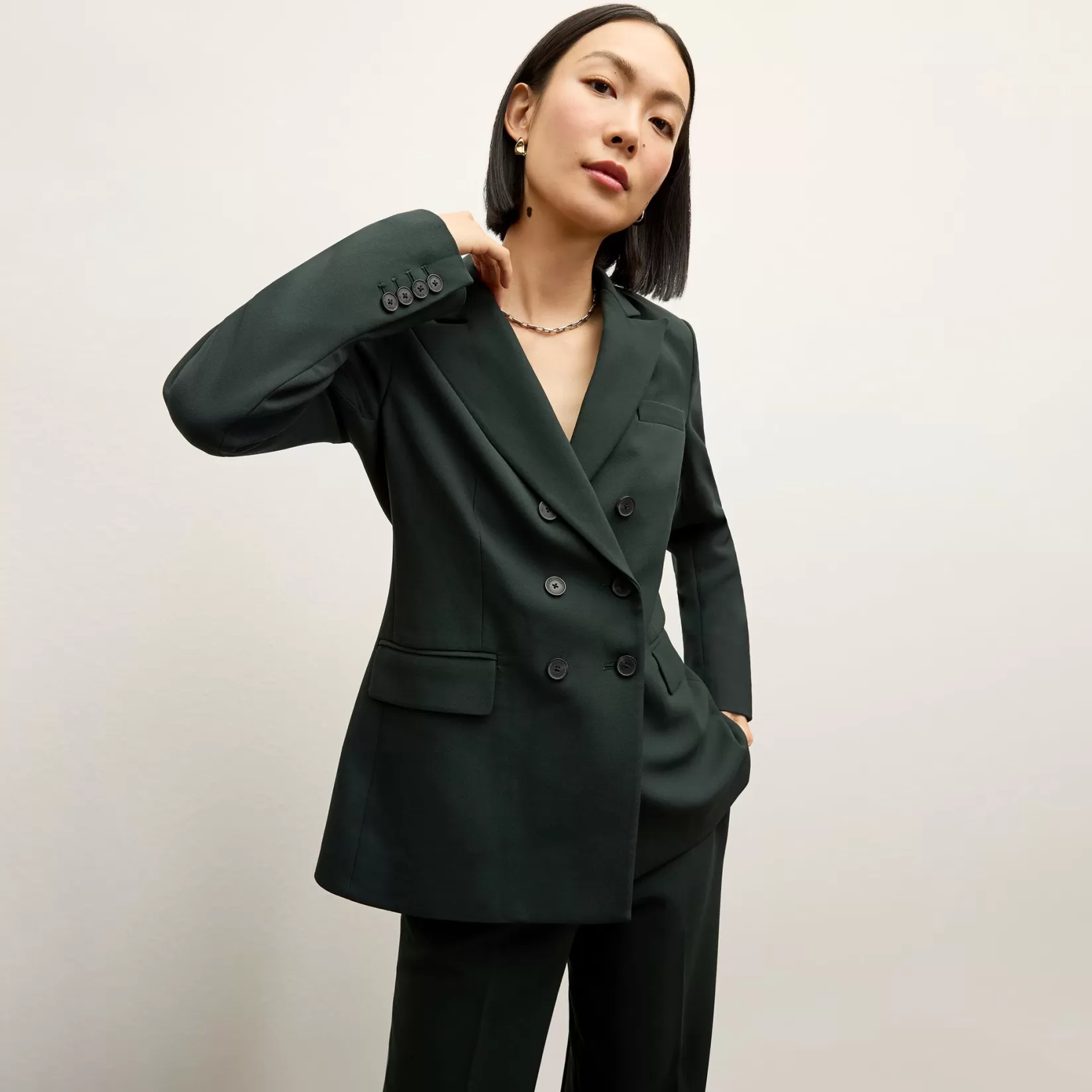 Jackets | Suiting | M.M.LaFleur The Kati Jacket - Flex Suiting DarkEmerald