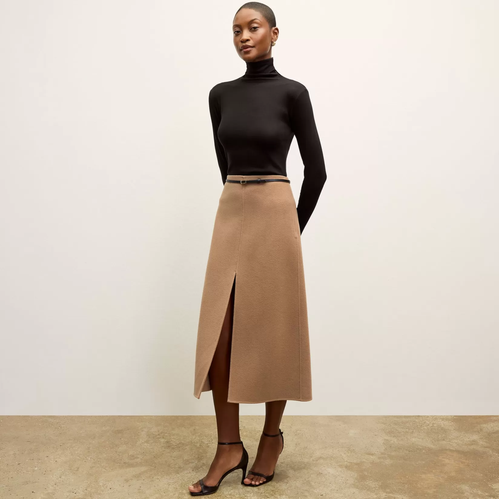 Skirts | M.M.LaFleur The Kerri Skirt - Double-Face Wool Camel