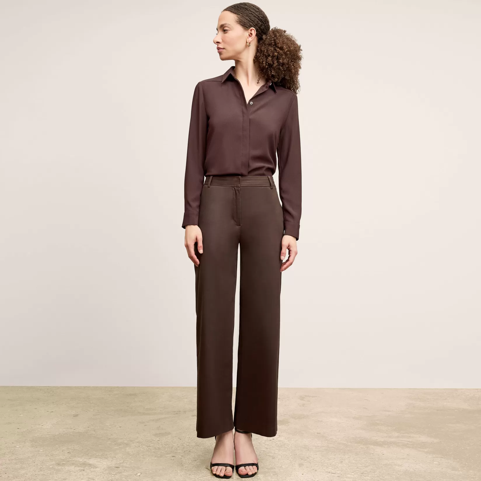 Tops | M.M.LaFleur The Lagarde Shirt - Eco Soft Wave Espresso