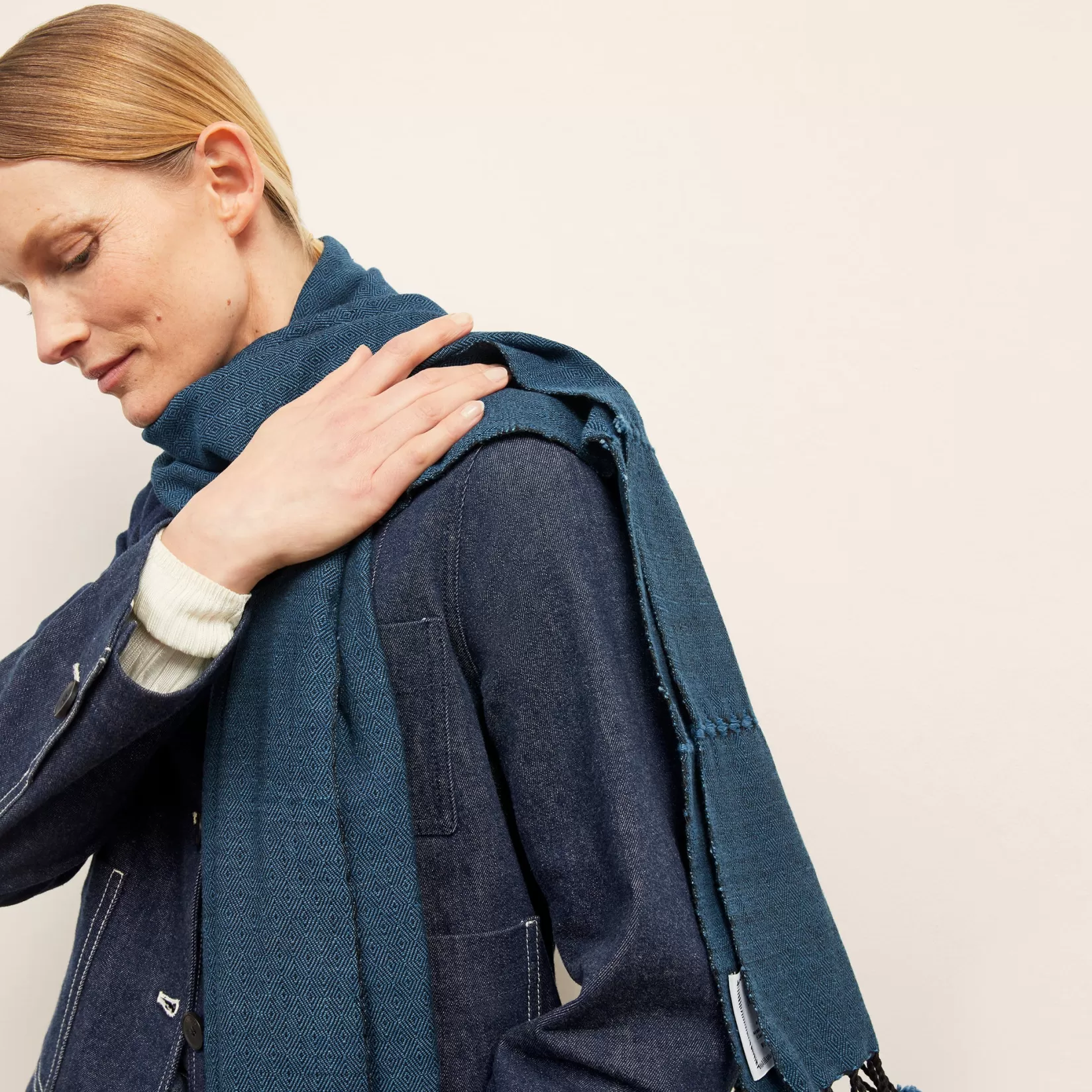 Accessories | M.M.LaFleur The Laos Scarf EveningSky