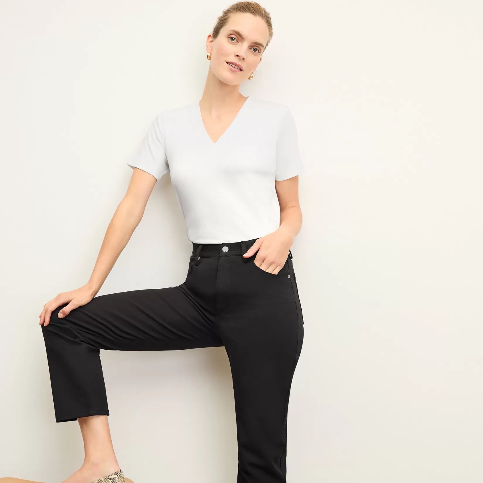 Tops | T-Shirts | M.M.LaFleur The Lee T-Shirt - Pima Cotton White
