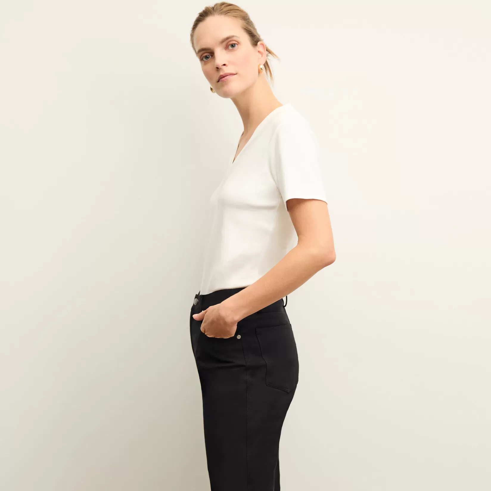 Tops | T-Shirts | M.M.LaFleur The Lee T-Shirt - Pima Cotton White