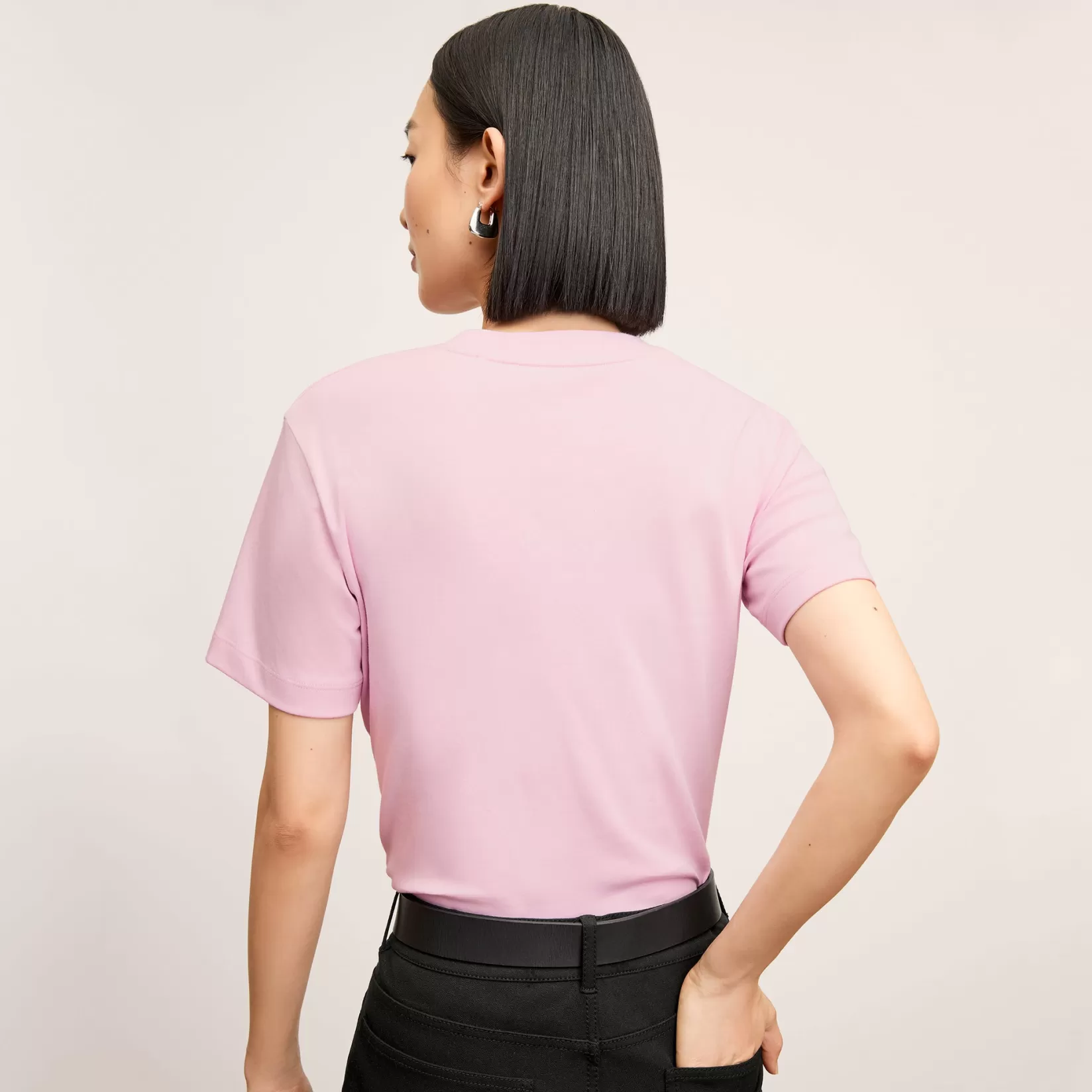 Tops | T-Shirts | M.M.LaFleur The Leslie T-Shirt - Organic Pima Cotton Hyacinth