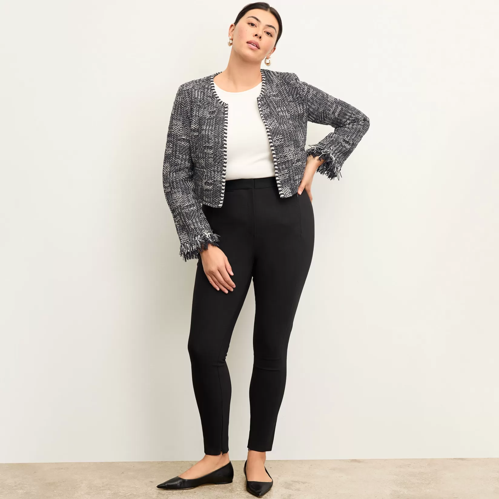 Jackets | M.M.LaFleur The Lilia Jacket - Interweave Black/White