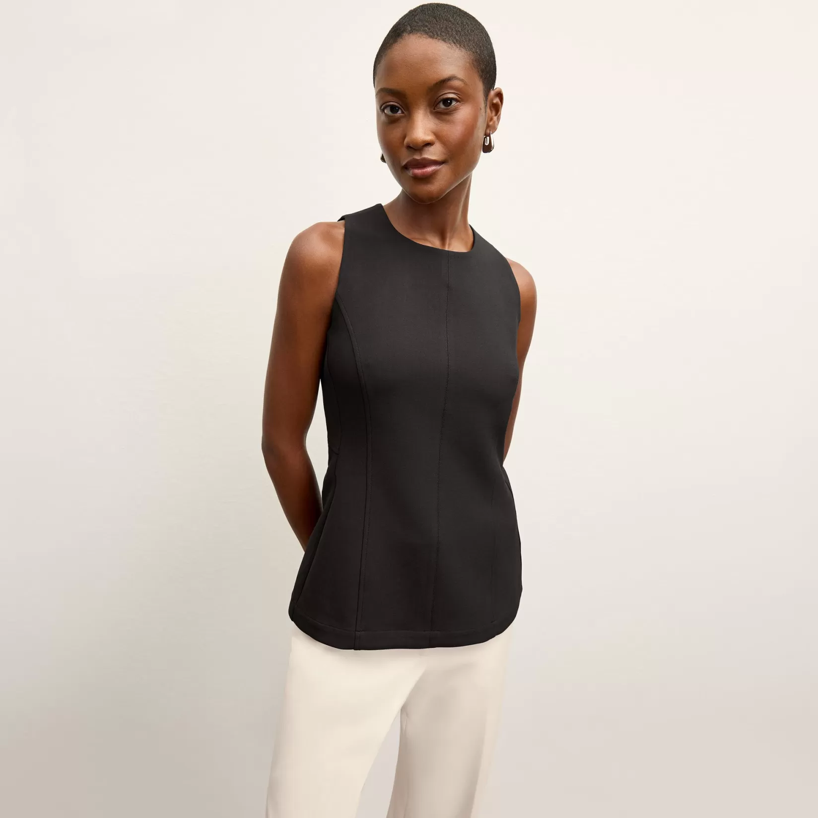 Tops | Suiting | M.M.LaFleur The Lucia Top - Flex Suiting Black