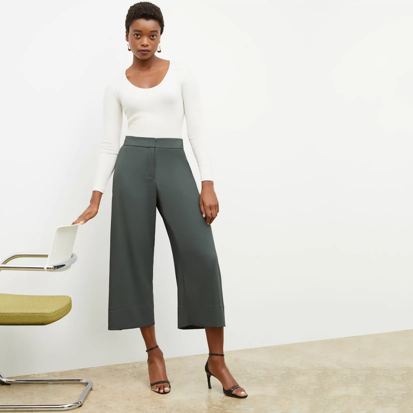 Tops | T-Shirts | M.M.LaFleur The Marcia T-Shirt - Ribbed Pima Cotton Ivory