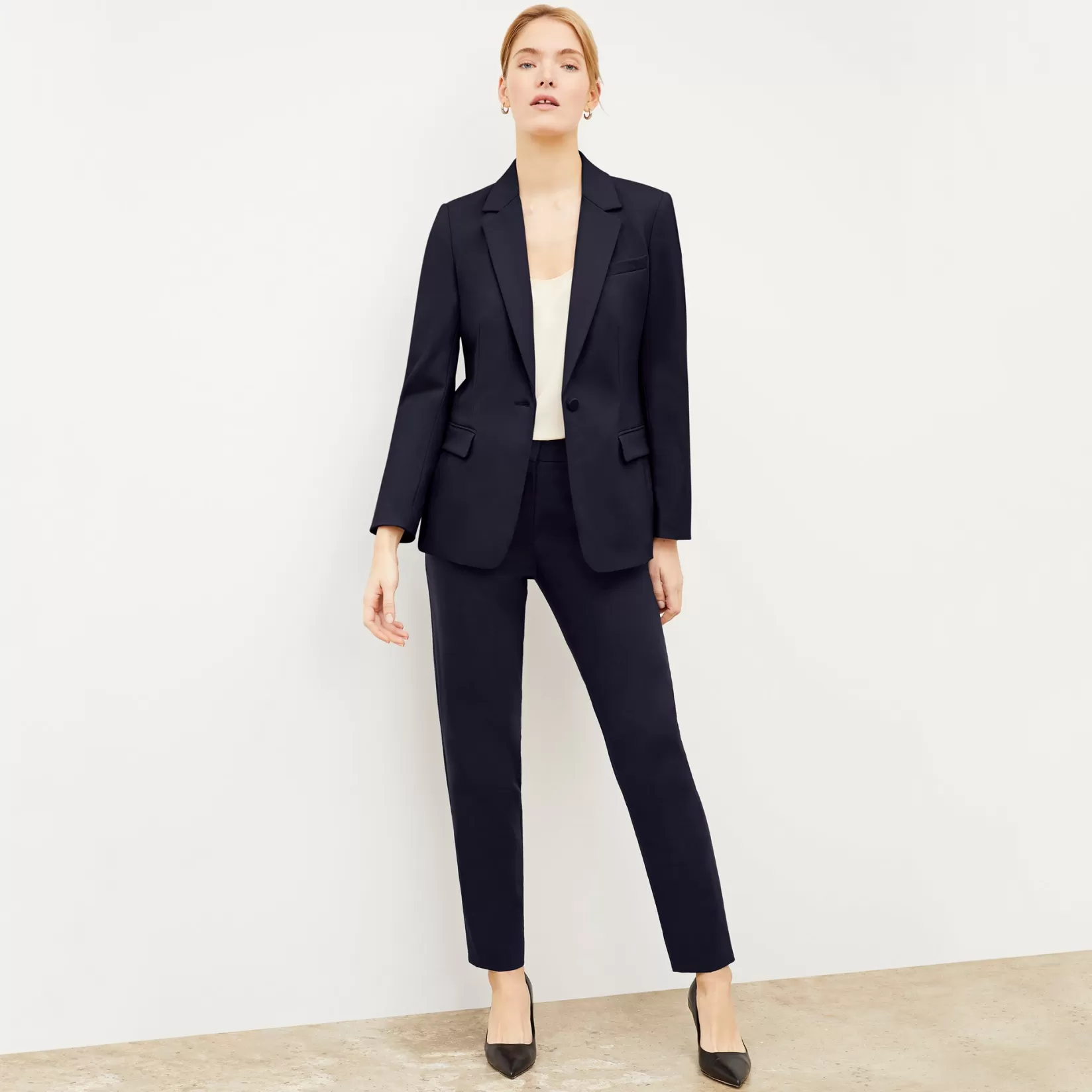 Pants | M.M.LaFleur The Mejia Pant - Washable Wool Twill DarkNavy