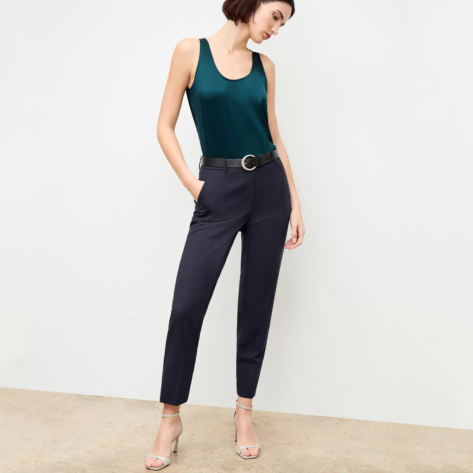 Pants | M.M.LaFleur The Mejia Pant - Washable Wool Twill DarkNavy