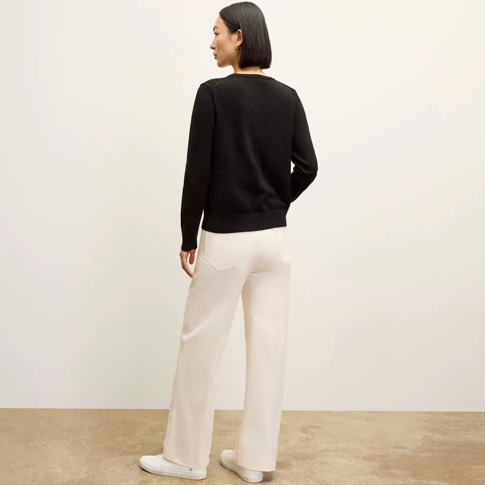 Sweaters | M.M.LaFleur The Mel Cardigan - Cotton Silk Knit Black