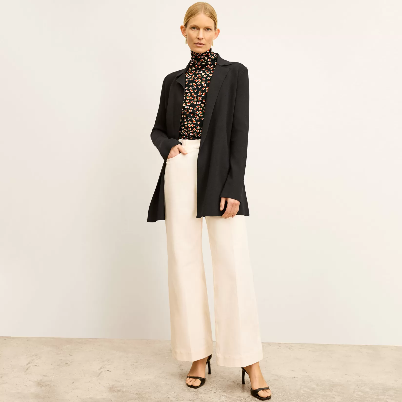 T-Shirts | Suiting | M.M.LaFleur The Merritt Wrap Jardigan Black