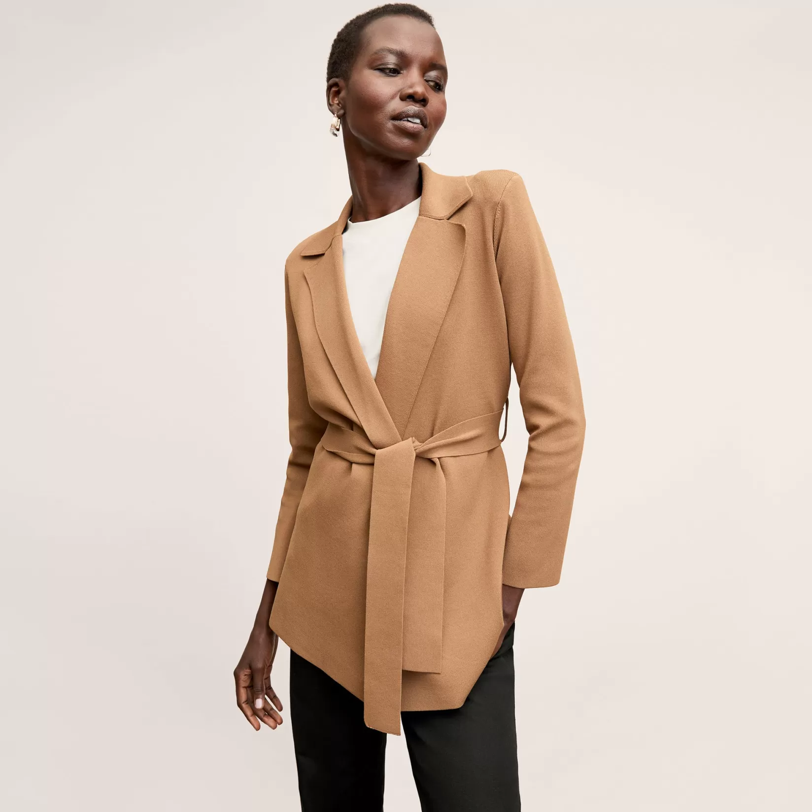 T-Shirts | M.M.LaFleur The Merritt Wrap Jardigan Saddle