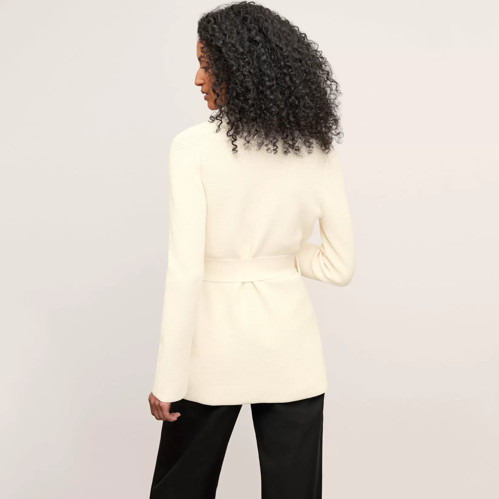 Jackets | M.M.LaFleur The Merritt Wrap Jardigan - Basket Stitch IvoryBasketStitch