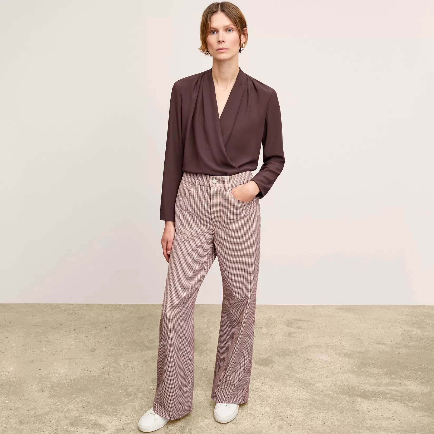 Suiting | M.M.LaFleur The Milo Wide-Leg Jean - Stretch Twill