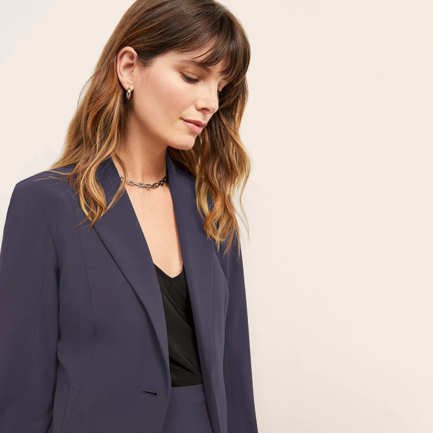 Suiting | M.M.LaFleur The Moreland Travel Blazer - OrigamiTech CoolCharcoal