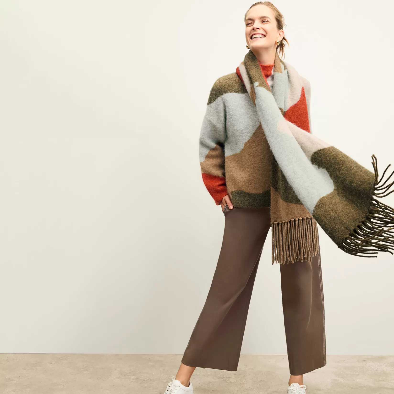 Accessories | M.M.LaFleur The Nash Scarf - Alpaca Jacquard Multi
