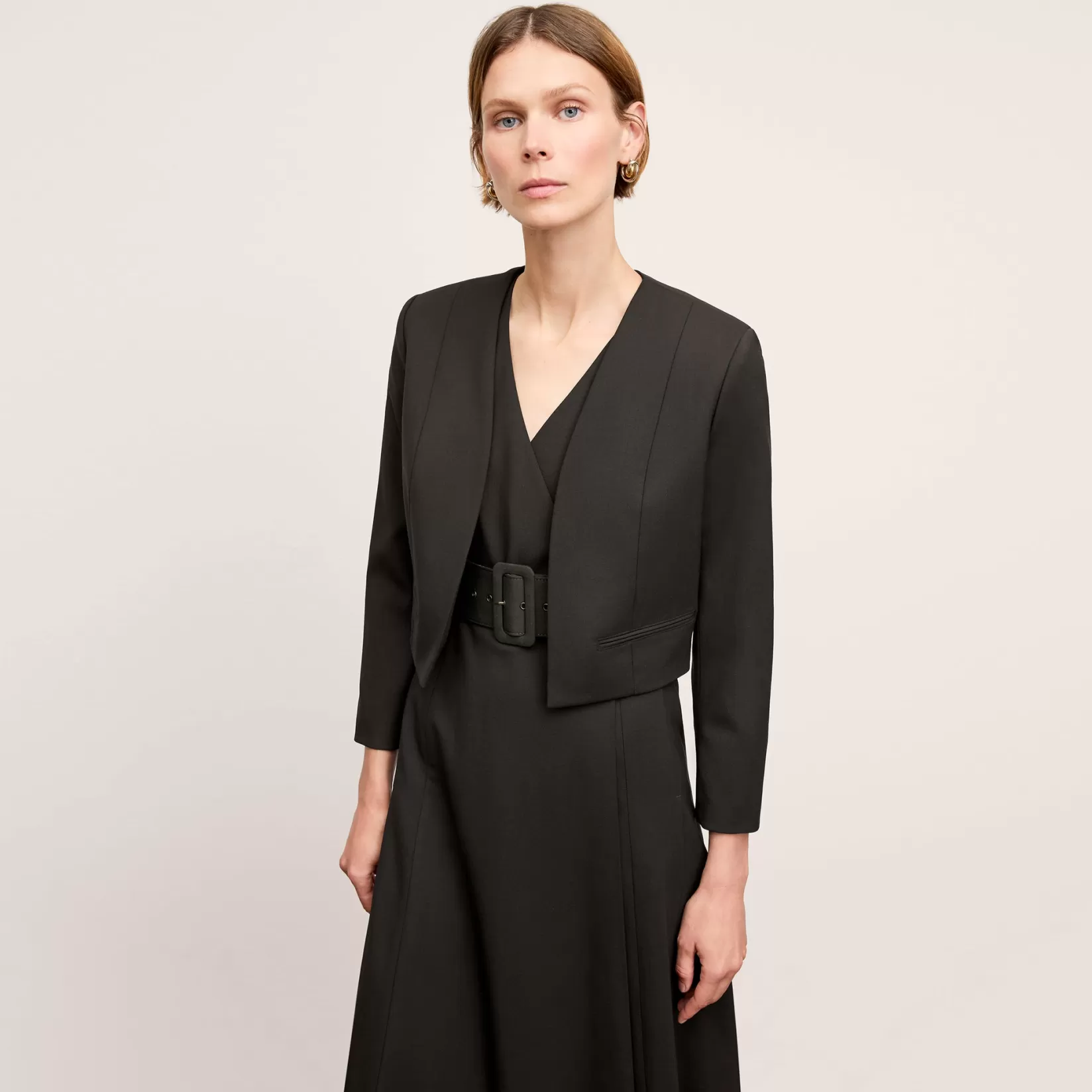Jackets | Suiting | M.M.LaFleur The Neale Jacket - Wool Twill Black