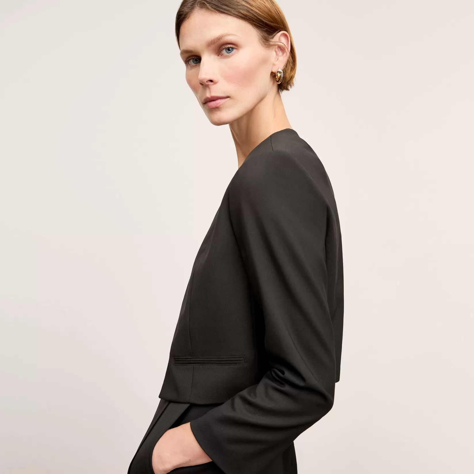 Jackets | Suiting | M.M.LaFleur The Neale Jacket - Wool Twill Black