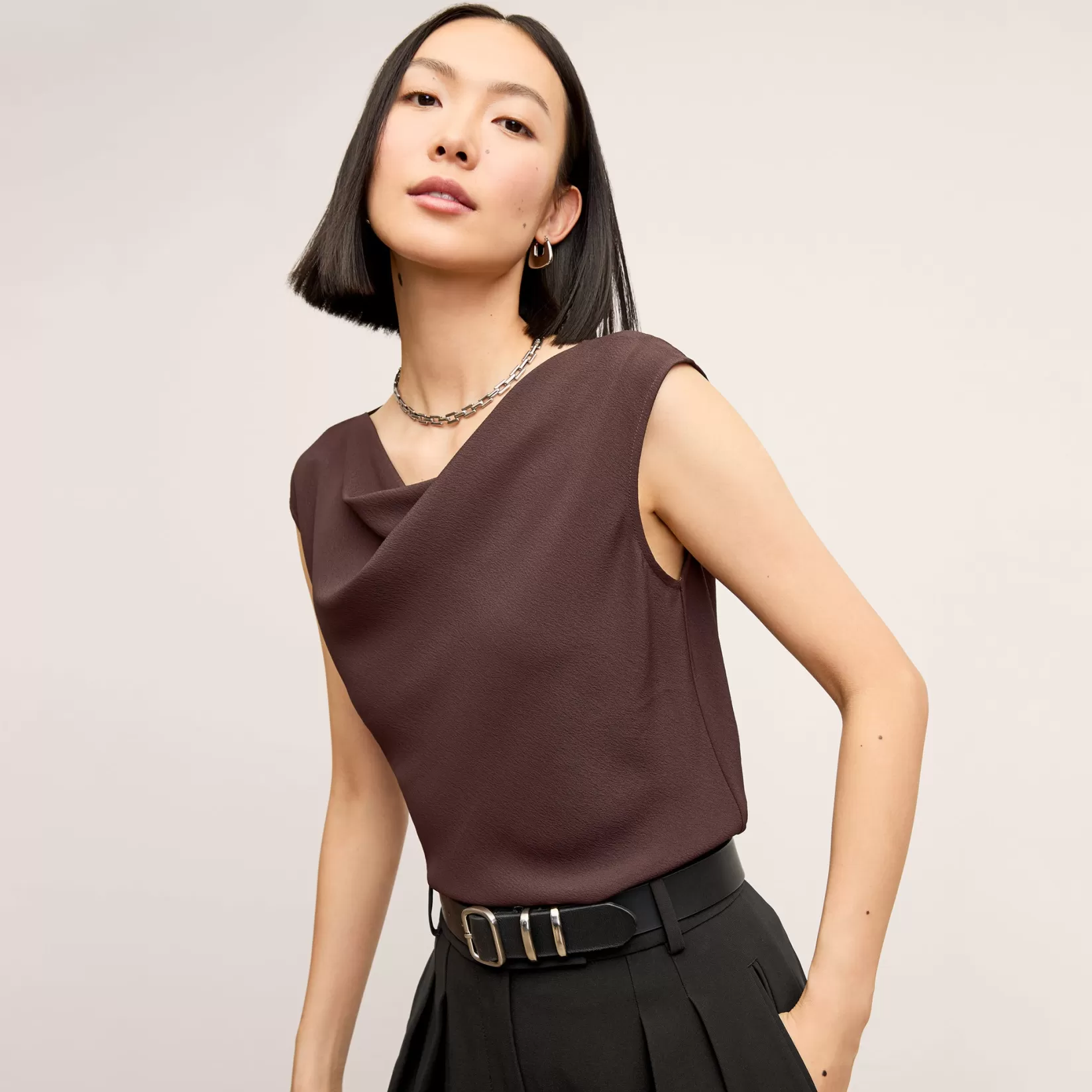 Tops | M.M.LaFleur The Nora Top - Eco Soft Wave Espresso