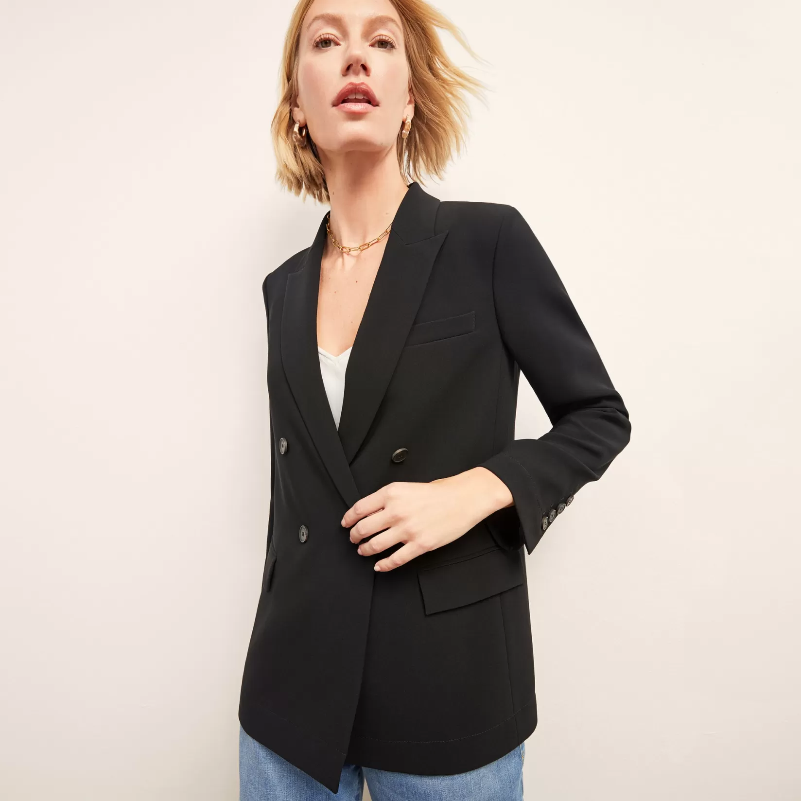Suiting | M.M.LaFleur The O'Hara Blazer - Everyday Crepe Black