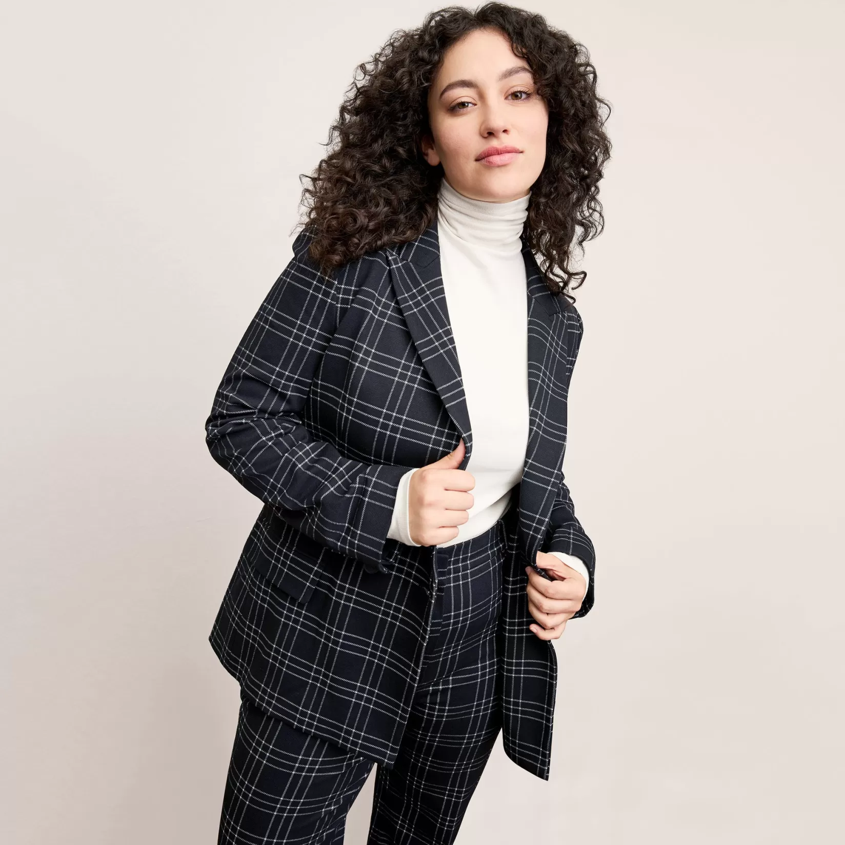 Skirts | M.M.LaFleur The O'Hara Blazer - Knit Suiting Black/White