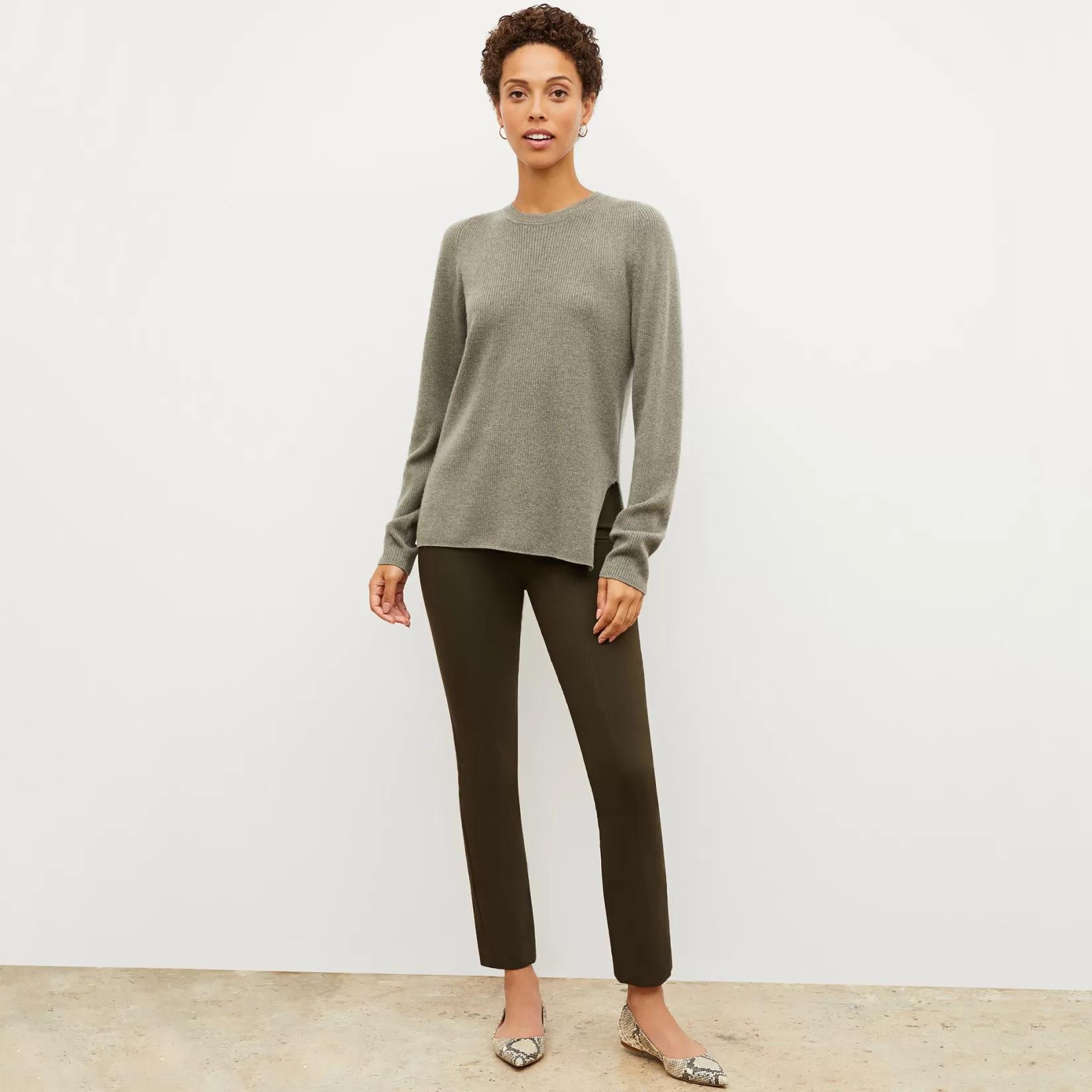 Sweaters | M.M.LaFleur The Ollie Sweater - Cashmere DarkMoss