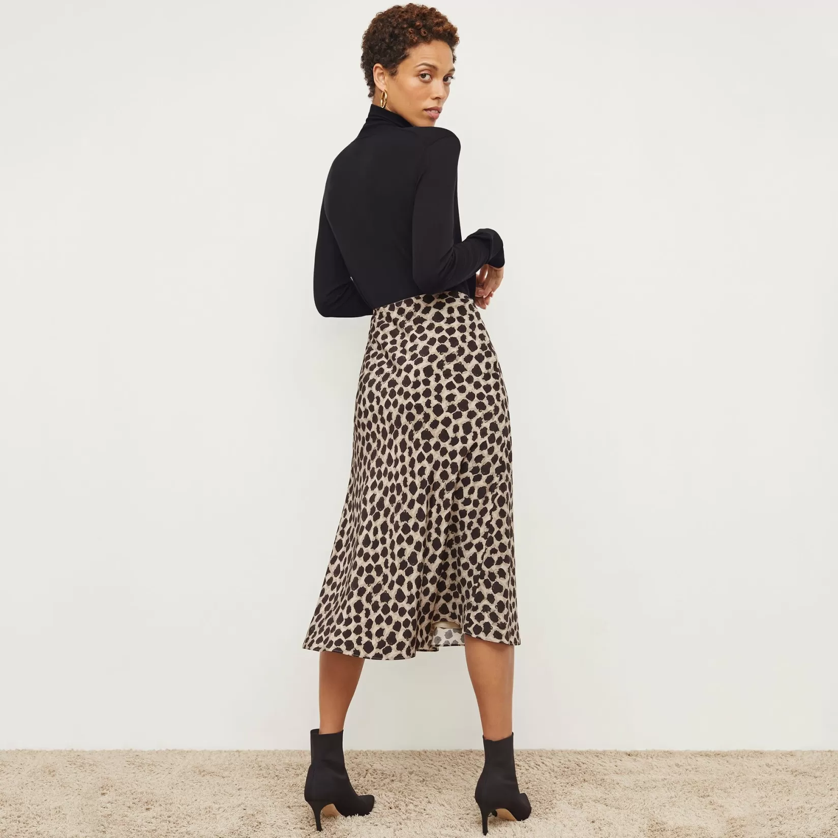 Skirts | M.M.LaFleur The Orchard Skirt - Washable Silk SaharaPrint