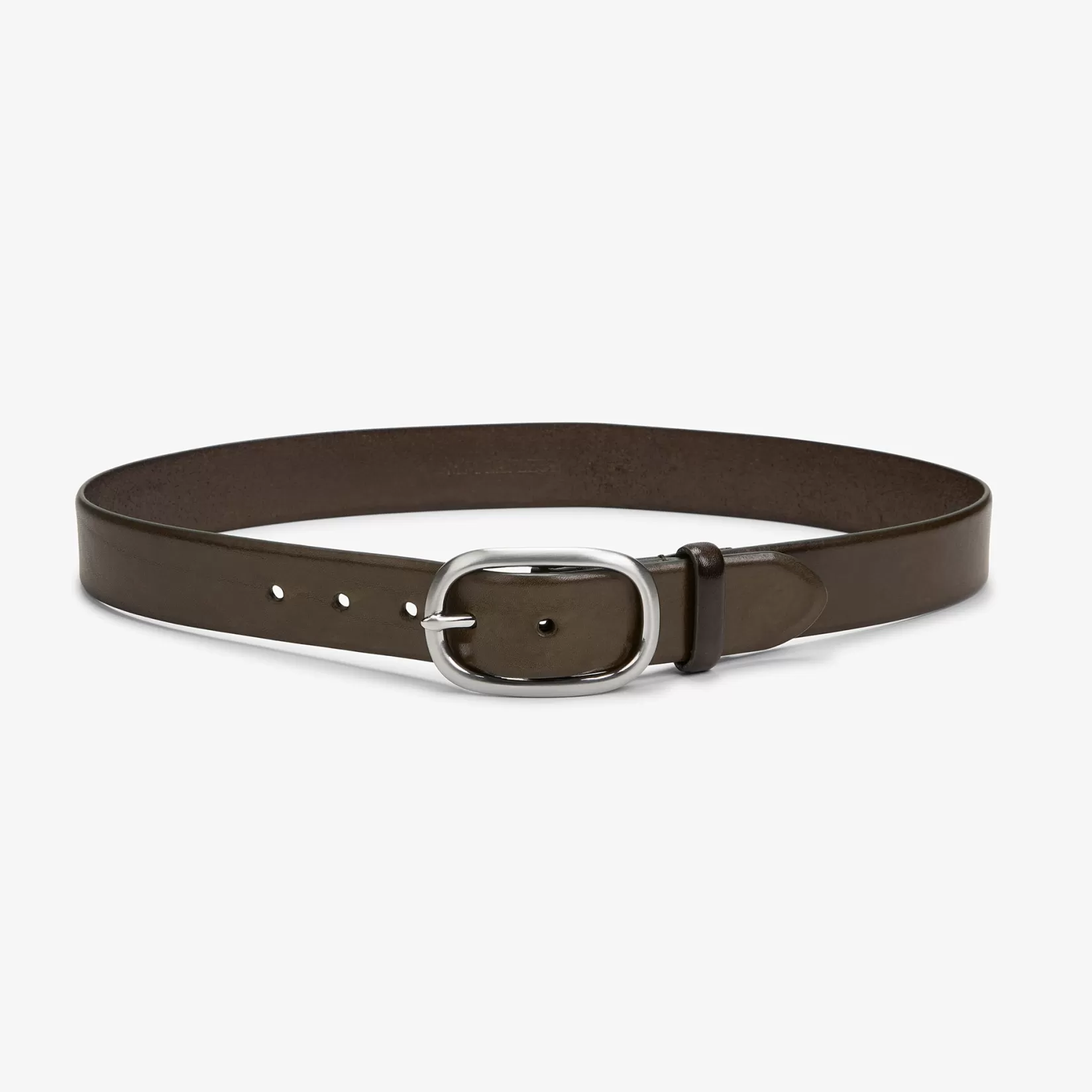 T-Shirts | Accessories | M.M.LaFleur The Oval Buckle Belt - Leather Olive