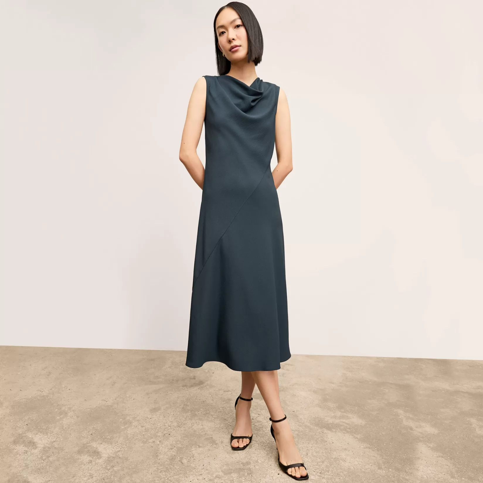Dresses | M.M.LaFleur The Priya Dress - Eco Heavy Soft Wave Ocean